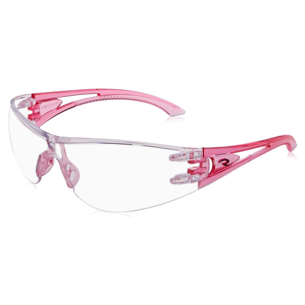 Radians Optima Safety Glasses with Pink Frame and Clear Lens OP6710ID