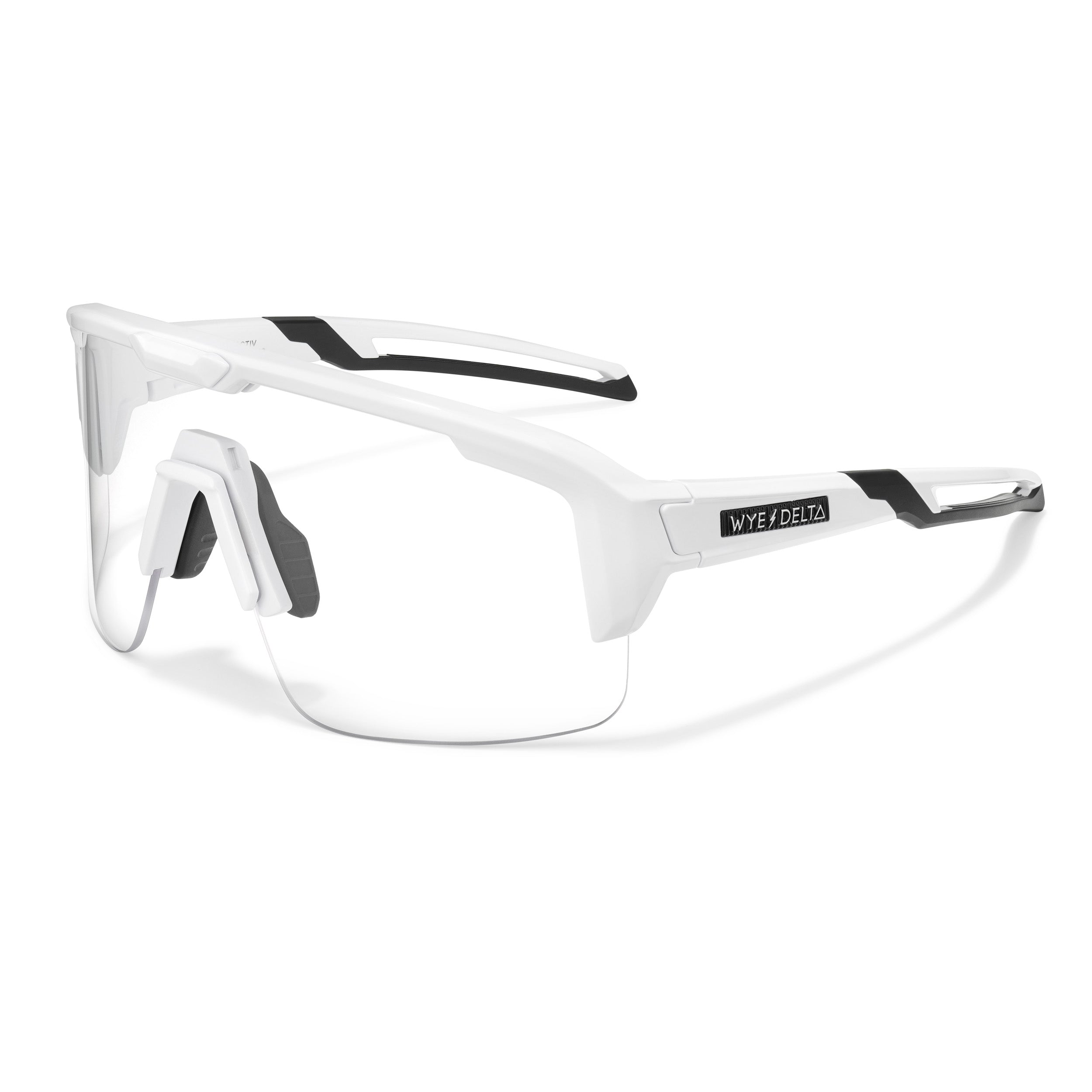 Wye Delta Z87+ REACTIV Safety Glasses White Clear-Safety Glasses USA-1