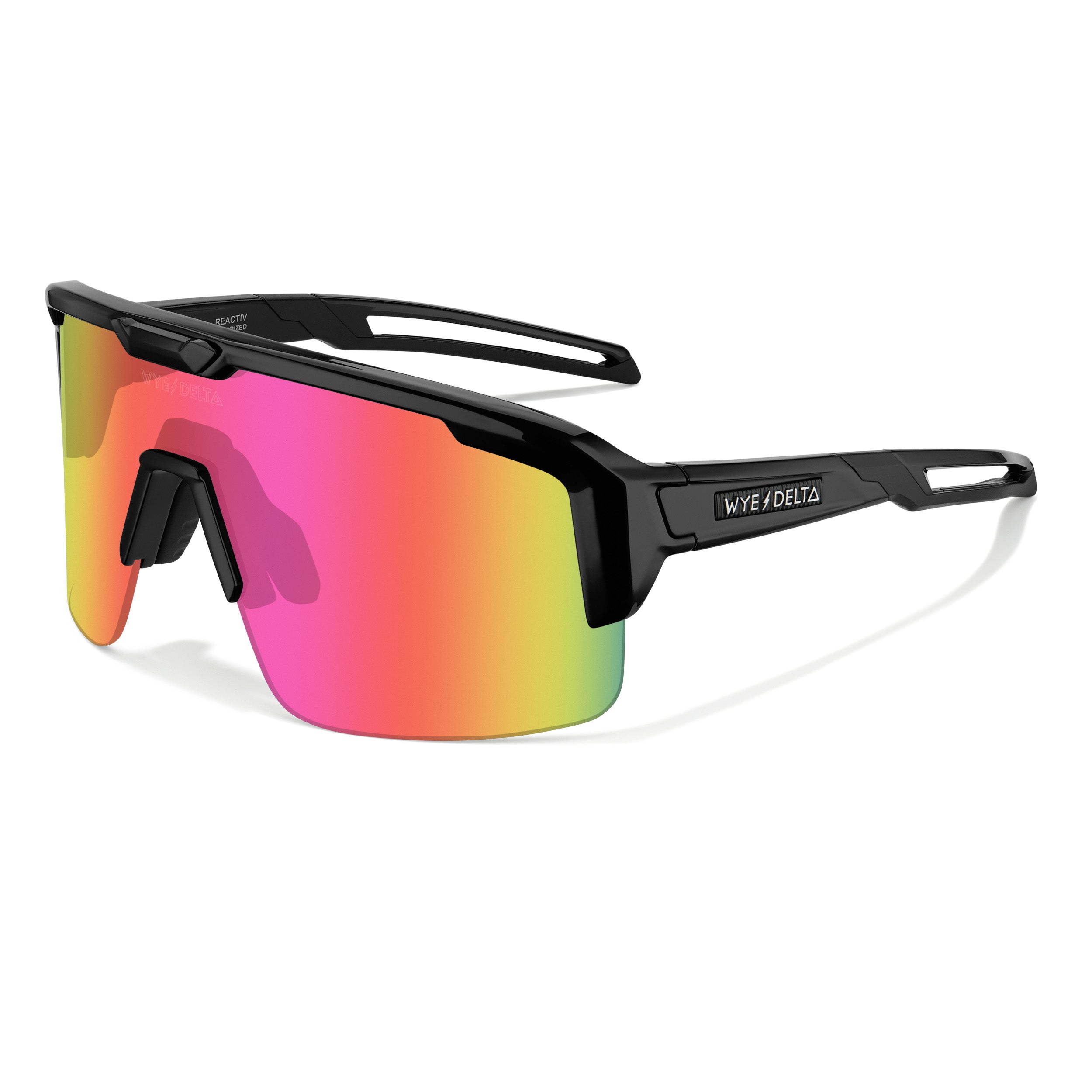 Wye Delta Z87+ REACTIV Purple Hyperwave Polarized Safety Glasses