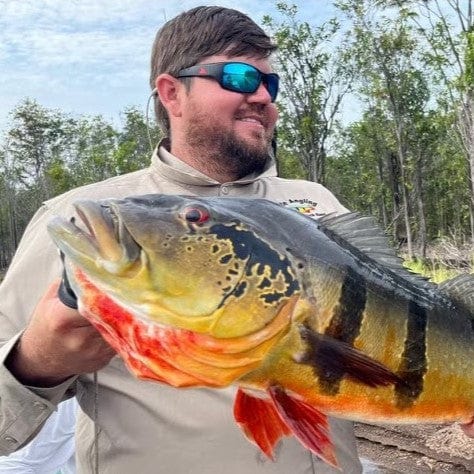 RedFin Wassaw Polarized Fishing Sunglasses on the water