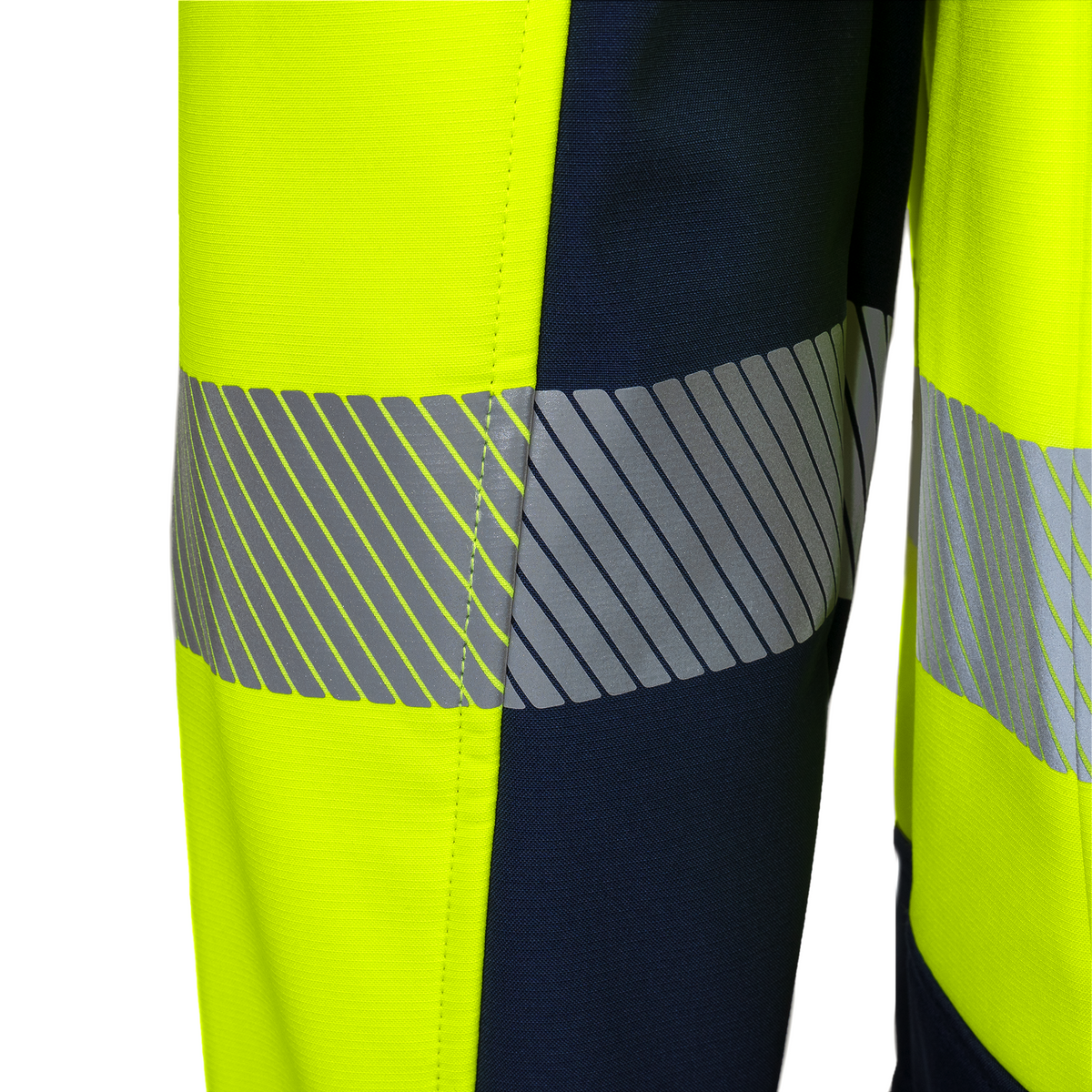 Jorestech Hi-Vis Softshell Water-Repellent Fleece-Lined Safety Jacket with Reflective Strips