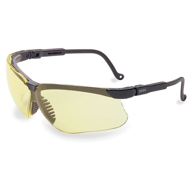 Uvex Genesis Safety Glasses Made in USA-S3202HS-Black-Yellow Anti-Fog-Safety Glasses USA-7