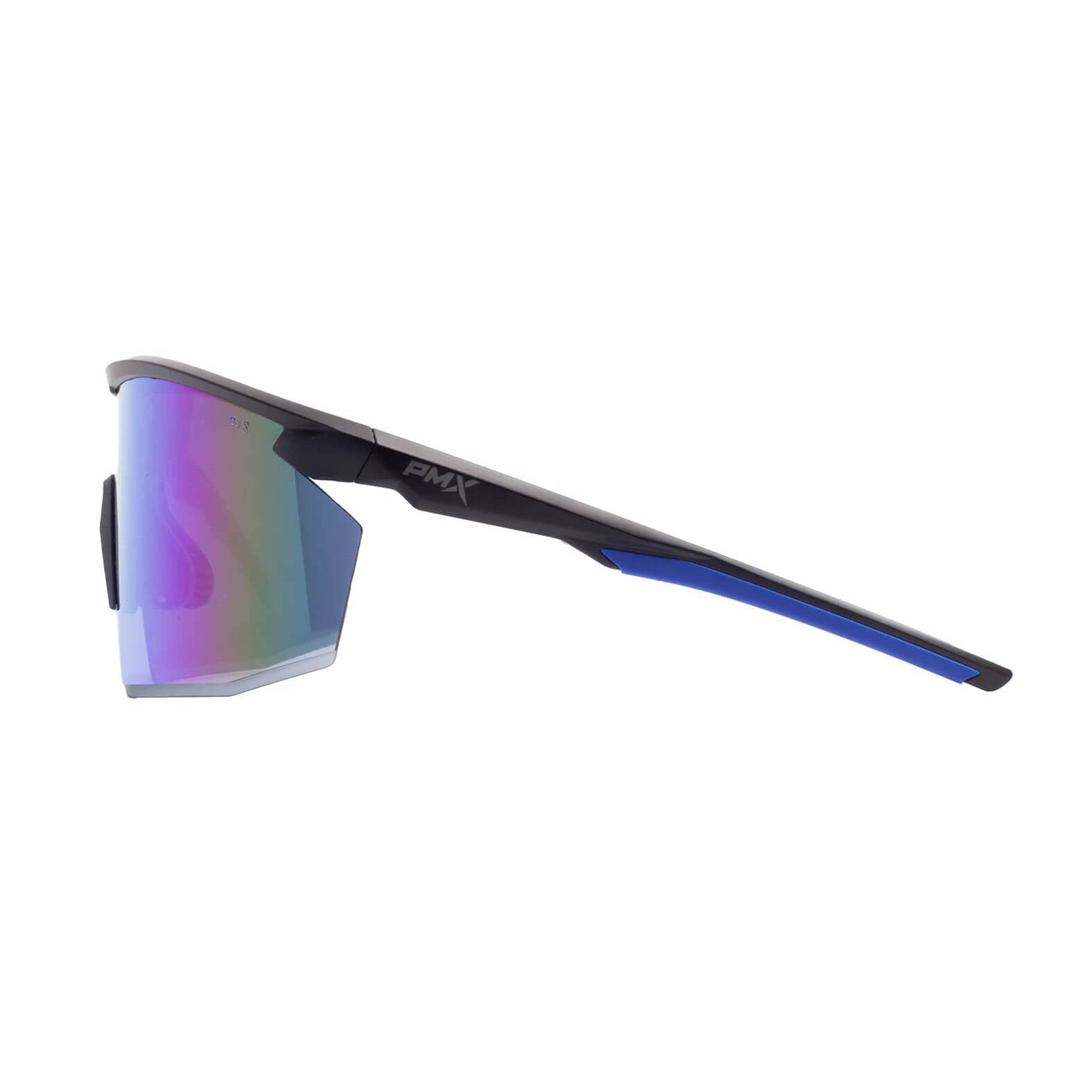 Pyramex PMXSpec Safety Glasses with Matte Black-Blue Frame and Blue Mirror Anti-Fog Lens-SB11265ST-Safety Glasses USA-4