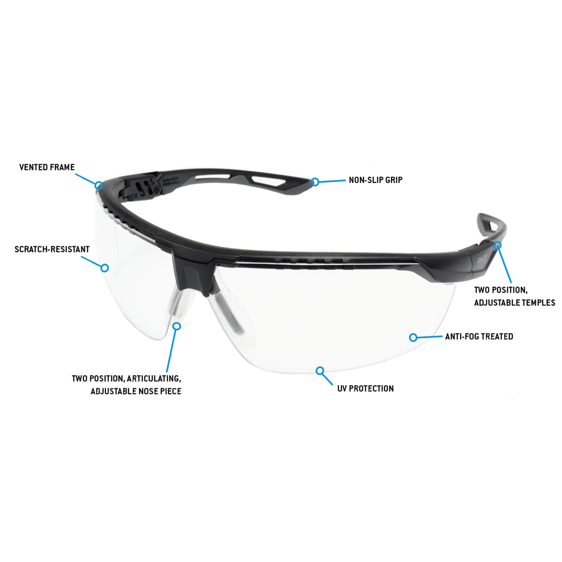 Pyramex TruFlex Safety Glasses--Safety Glasses USA-2