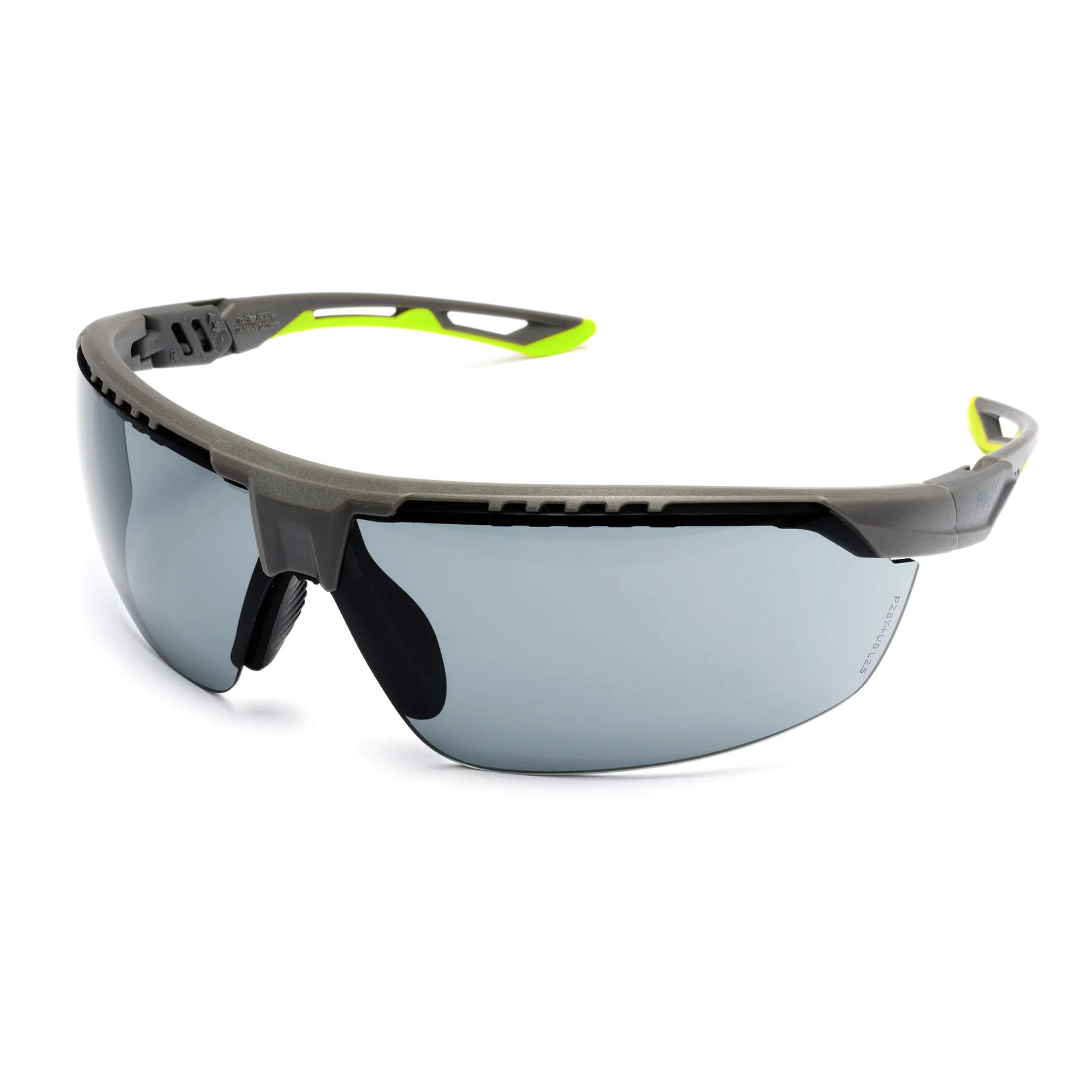 Pyramex TruFlex Safety Glasses-Gray Lime Frame - Gray H2X AF Lens-SGL11320DT-Safety Glasses USA-12