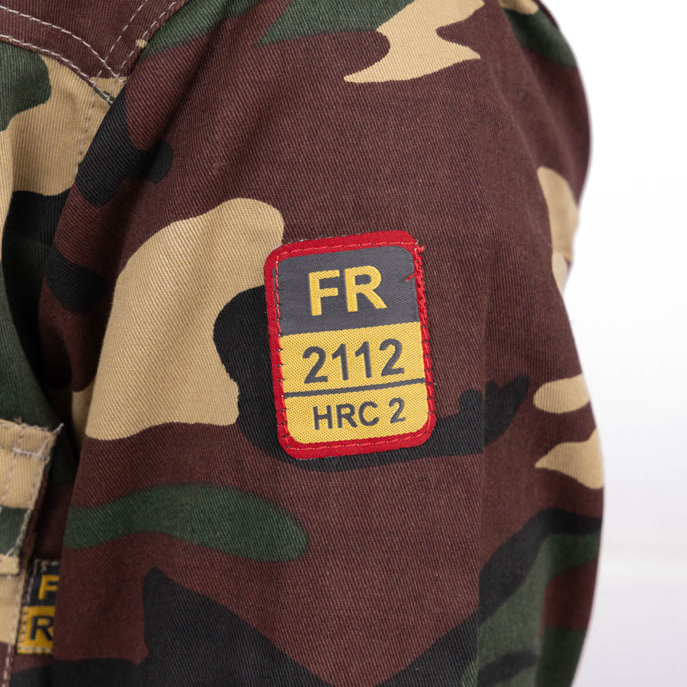 Just In Trend Flame-Resistant Camouflage Shirt - 100% Cotton