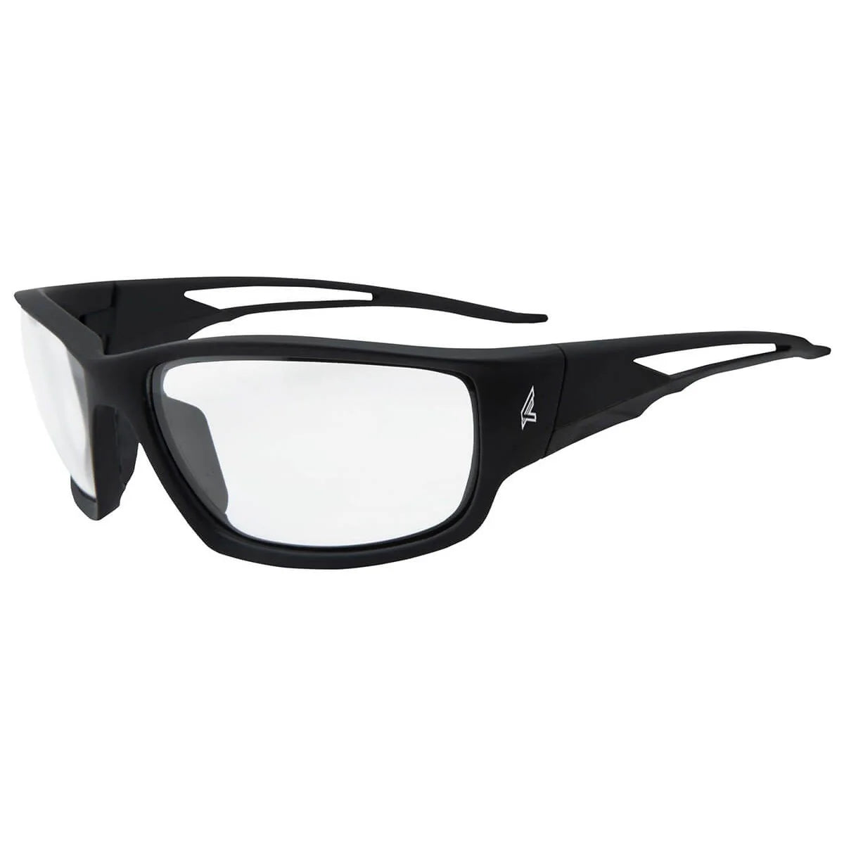 Edge Kazbek Safety Glasses-SK111VS-Black Frame - Clear Vapor Shield Lens-Safety Glasses USA-10