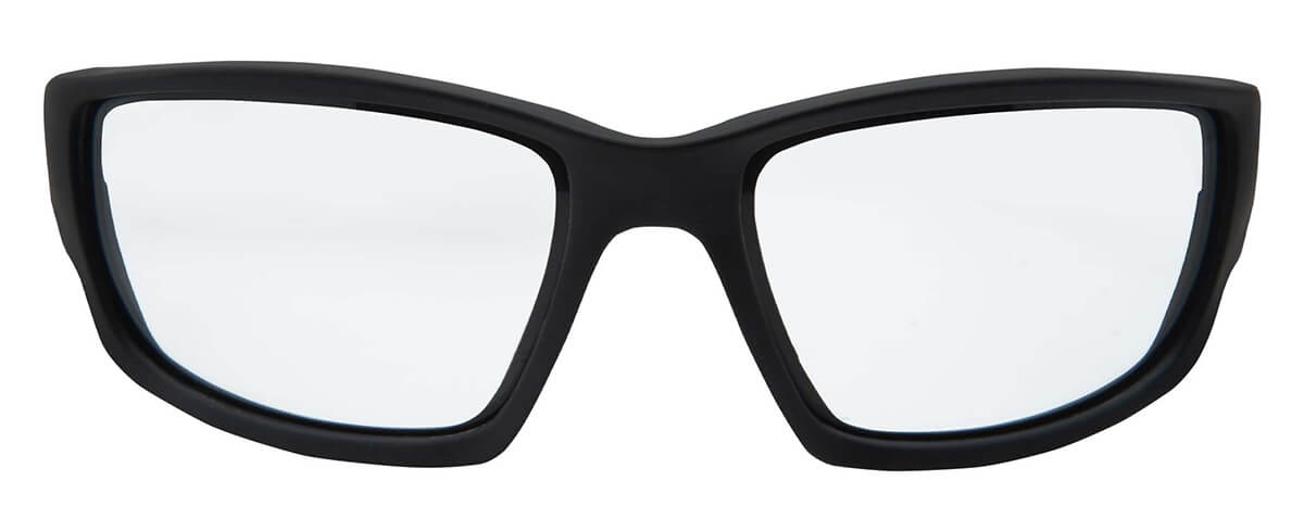 Edge Kazbek Safety Glasses with Black Frame and Clear Vapor Shield Lens