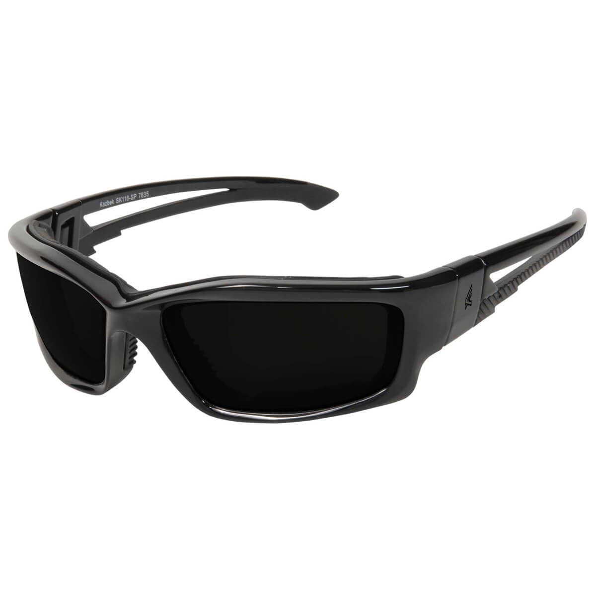 Edge Kazbek Safety Glasses/Goggles Black Foam Padded Frame with Smoke Vapor Shield Anti-Fog Lenses-SK116-SP-Safety Glasses USA-2