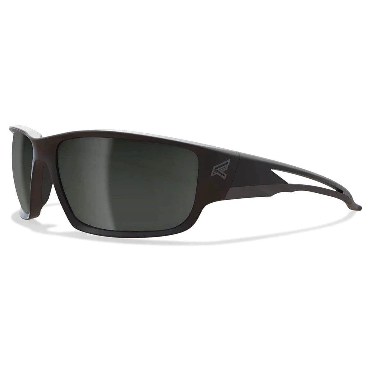 Edge Kazbek Safety Glasses-SK117-Black Frame - Silver Mirror Lens-Safety Glasses USA-14