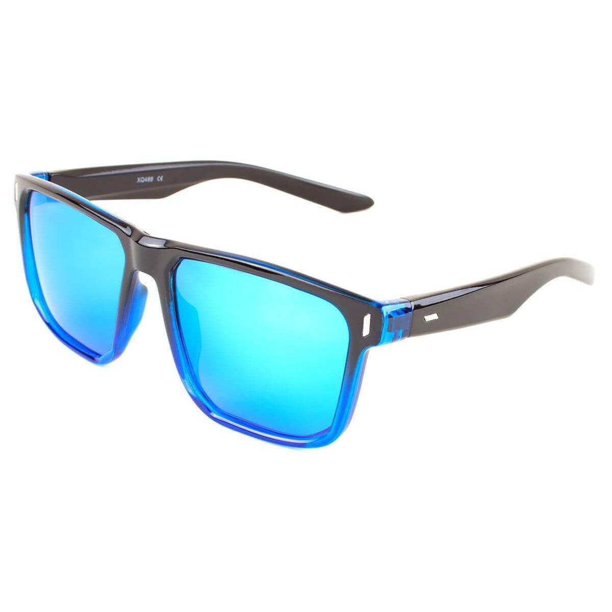 SOLECT Drifter Men's Polarized Sunglasses-Gradient Blue w/Blue Mirror Polarized Lens-SLT-18GB75P-Safety Glasses USA-7