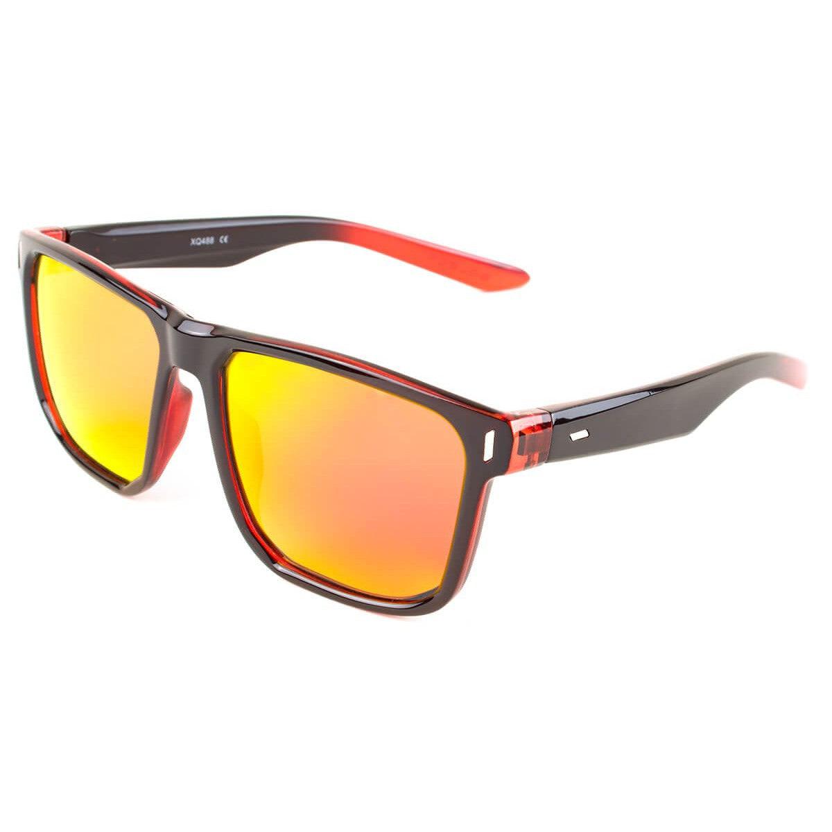 SOLECT Drifter Men's Polarized Sunglasses-Red w/Red Mirror Polarized Lens-SLT-18RD55P-Safety Glasses USA-4