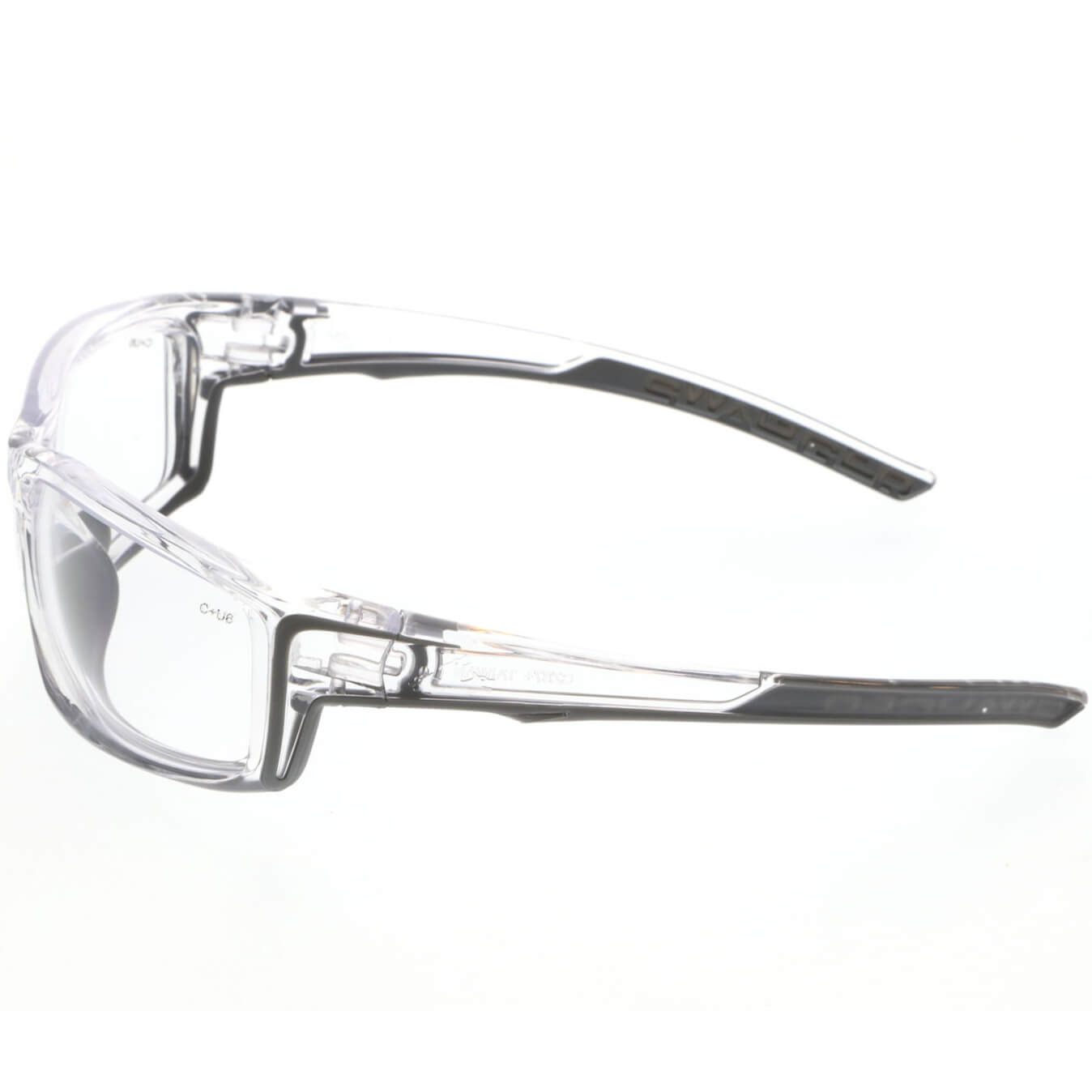 MCR Safety Swagger SR4 Safety Glasses with Clear Frame and Clear Lens-Safety Glasses USA-3