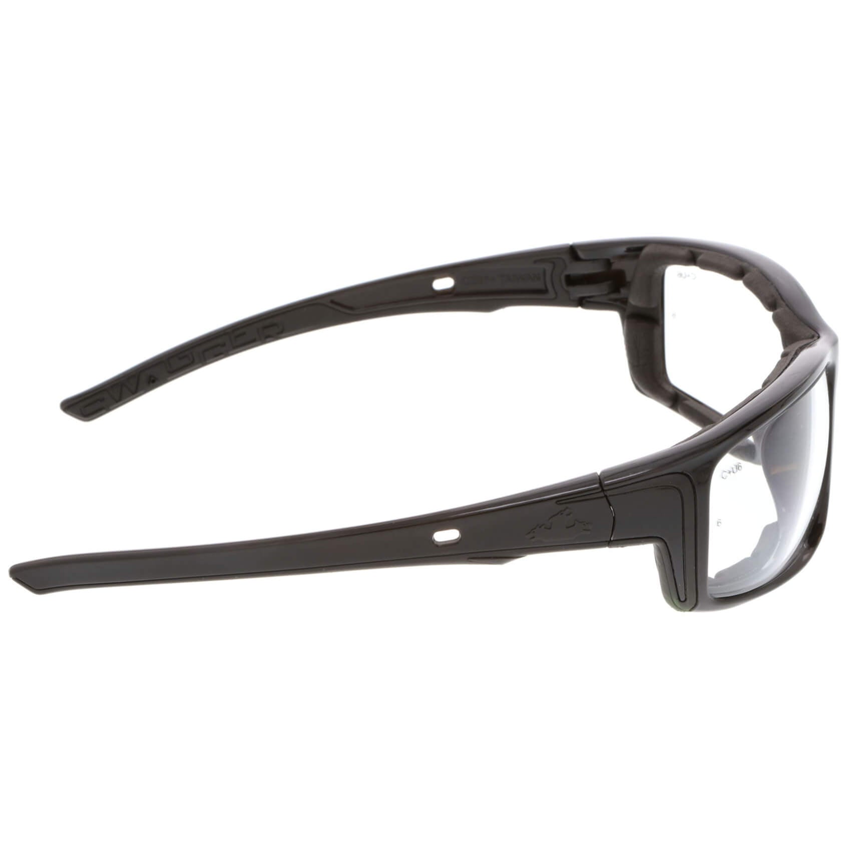 MCR Safety Swagger SR5 Foam-Lined Safety Glasses with Black Frame and Clear Anti-Fog Lens-Safety Glasses USA-4