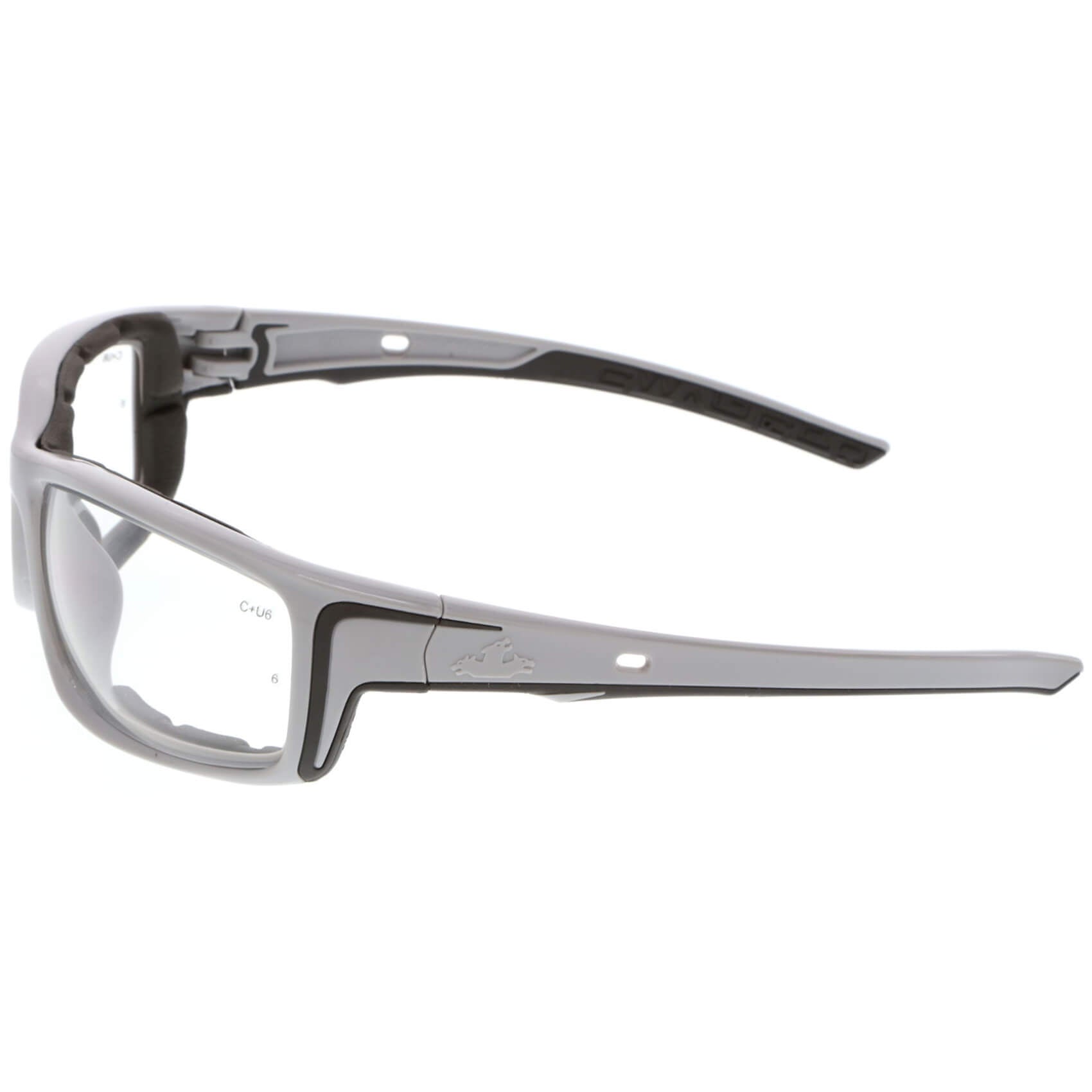 MCR Safety Swagger SR5 Foam-Lined Safety Glasses with Gray Frame and Clear MAX6 Anti-Fog Lens-Safety Glasses USA-3