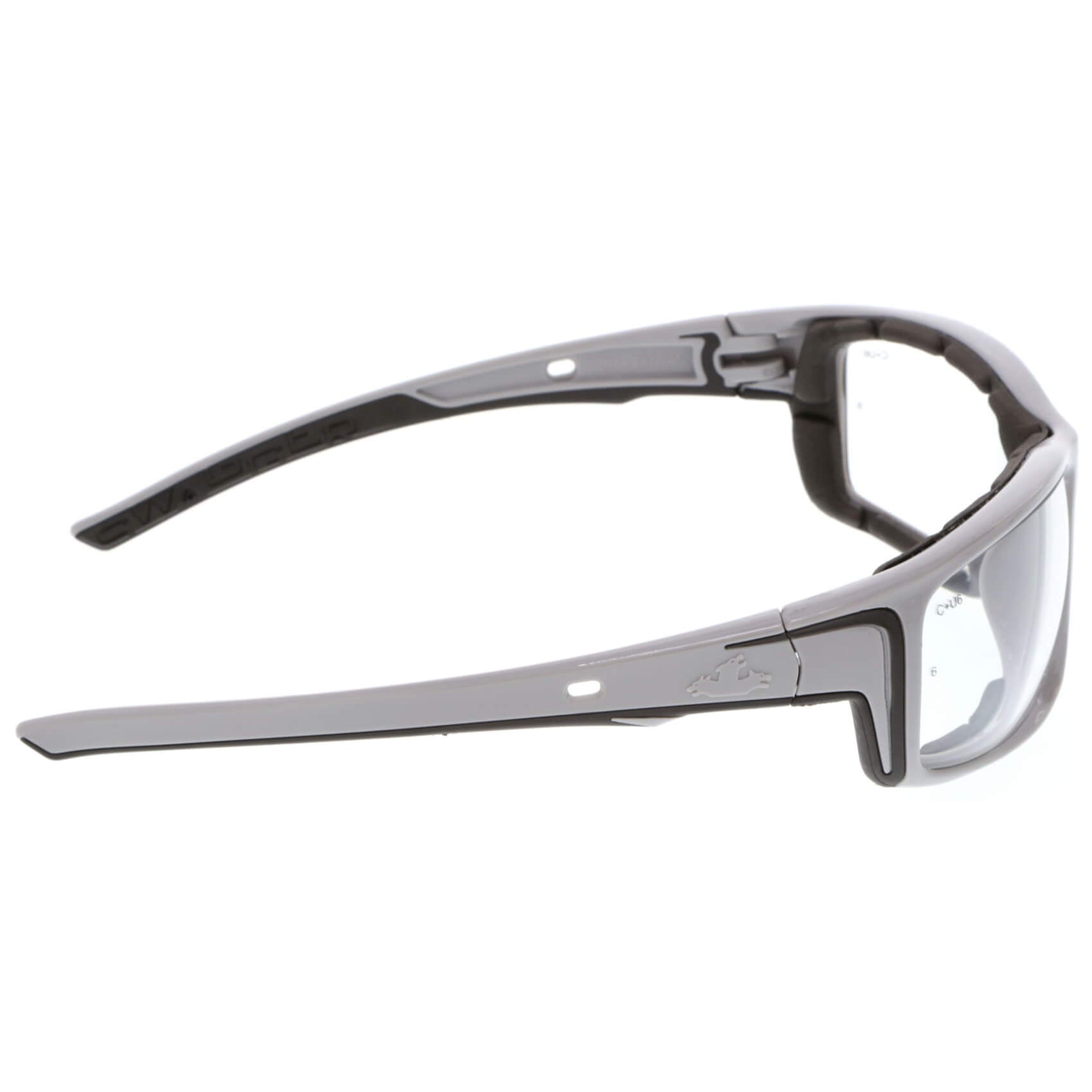 MCR Safety Swagger SR5 Foam-Lined Safety Glasses with Gray Frame and Clear MAX6 Anti-Fog Lens-Safety Glasses USA-4