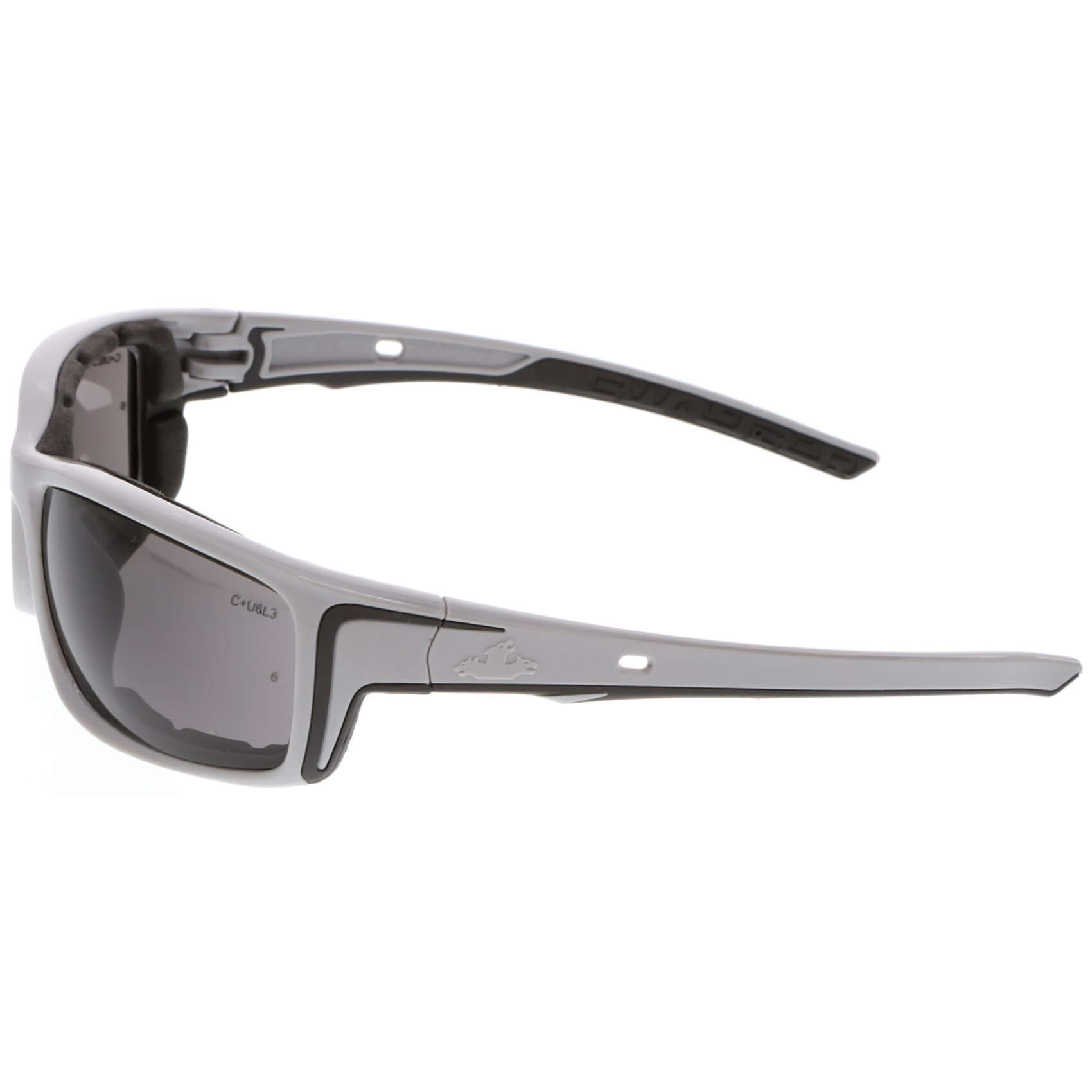 MCR Safety Swagger SR5 Foam-Lined Safety Glasses with Gray Frame and Gray MAX6 Anti-Fog Lens-Safety Glasses USA-3