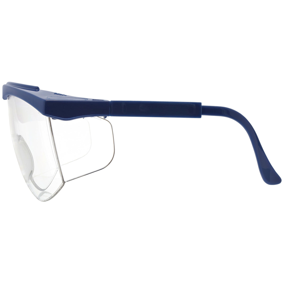 MCR Safety SS1 Safety Glasses with Blue Frame and Clear Lens