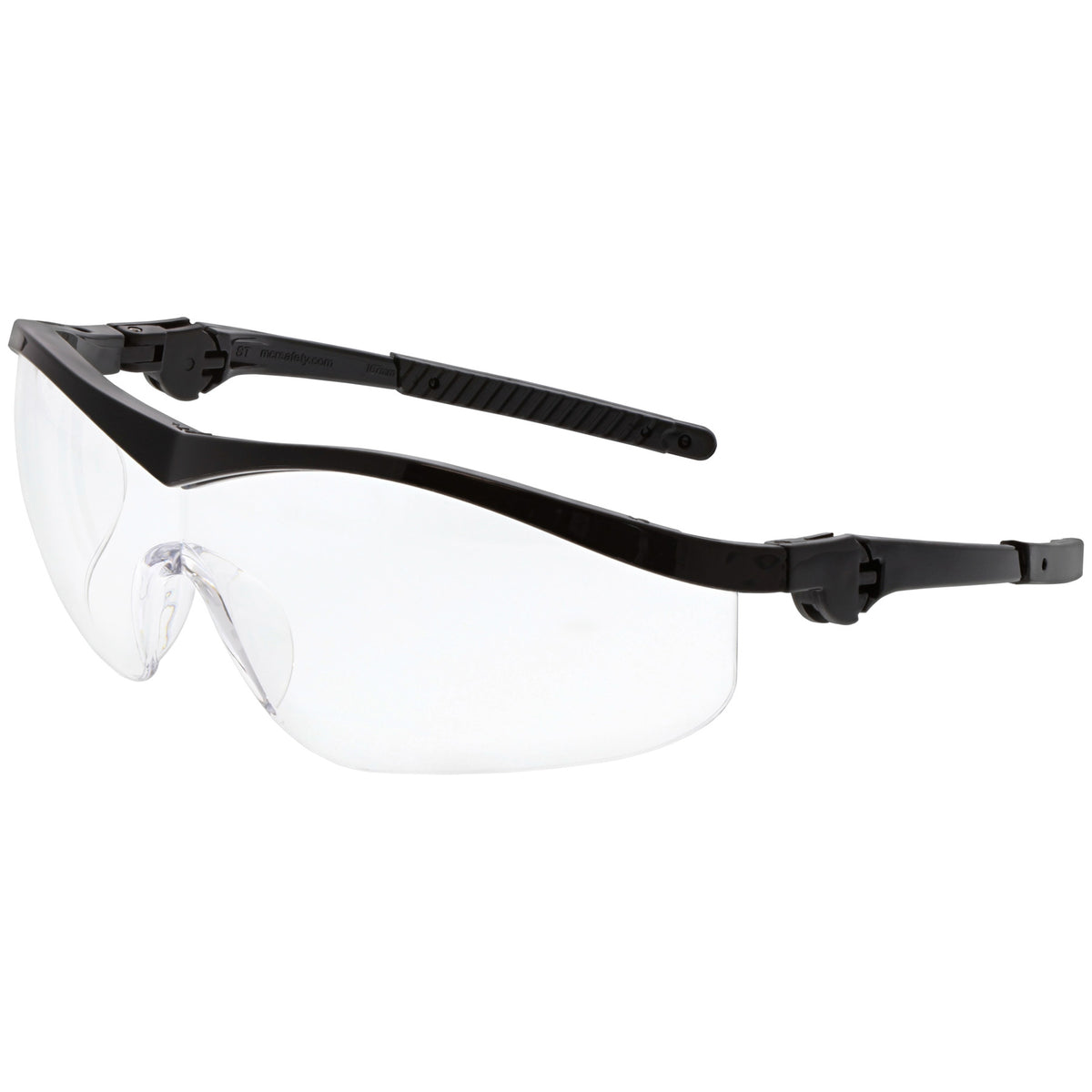 MCR Safety Storm Safety Glasses with Black Frame and Clear Lens