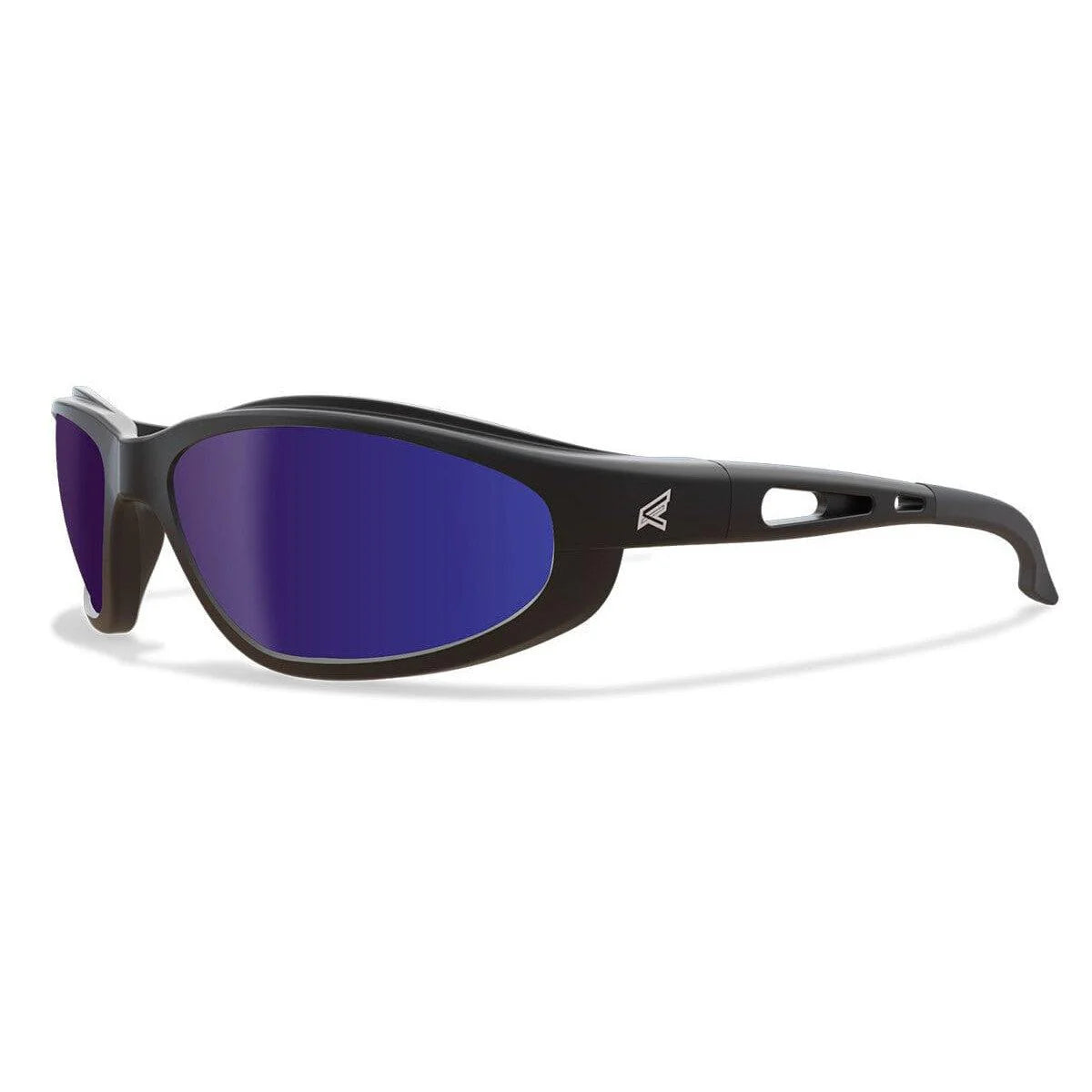 Edge Dakura Safety Glasses-SW118-Black Frame - Blue Mirror Lens-Safety Glasses USA-7