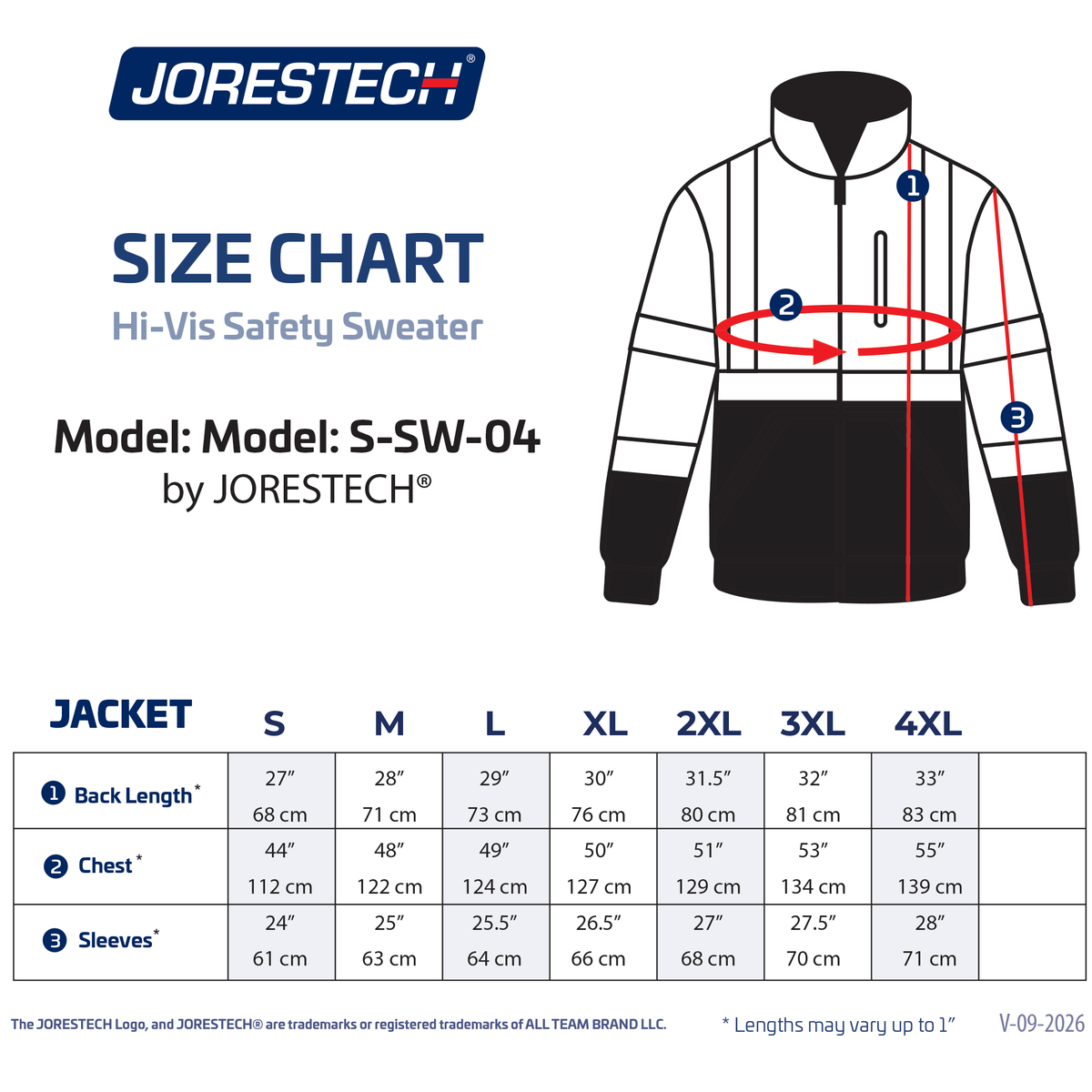 Jorestech Hi-Vis Safety Sweater