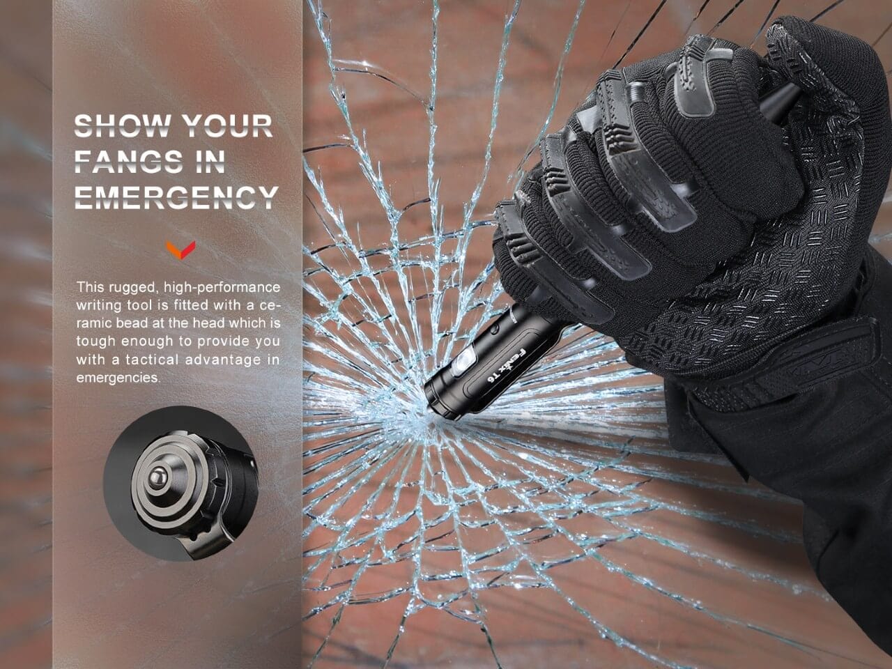 Fenix T6 Tactical LED Penlight--Safety Glasses USA-5