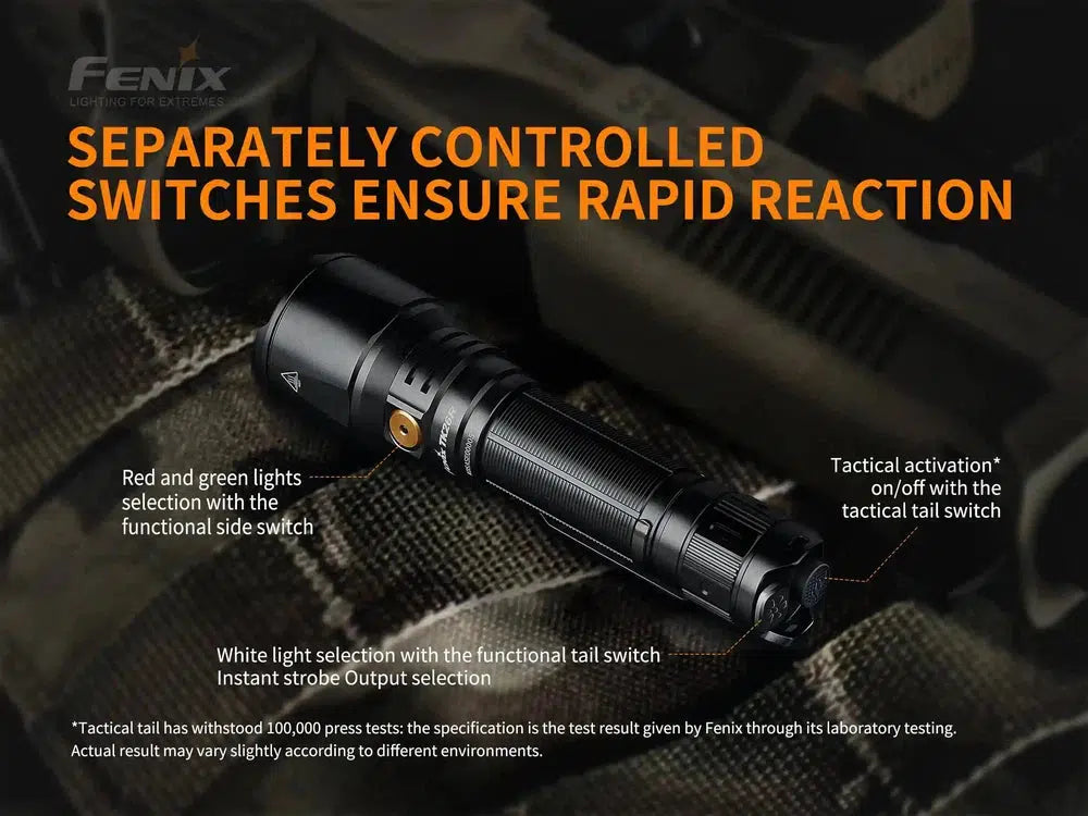 Fenix TK26R Tactical LED Flashlight - 1500 Lumens-sku-44858588692776-Safety Glasses USA-4