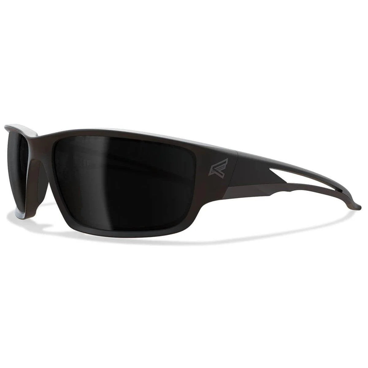 Edge Kazbek Safety Glasses-TSK236VS-Black Frame - Polarized Smoke Vapor Shield Lens-Safety Glasses USA-11