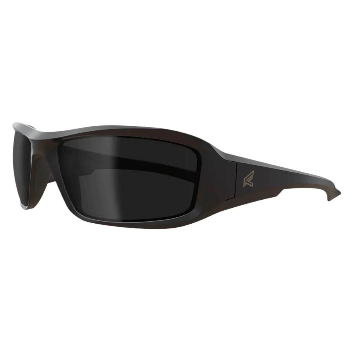 EDGE Brazeau Safety Glasses with Black Frame and Polarized Smoke Lenses