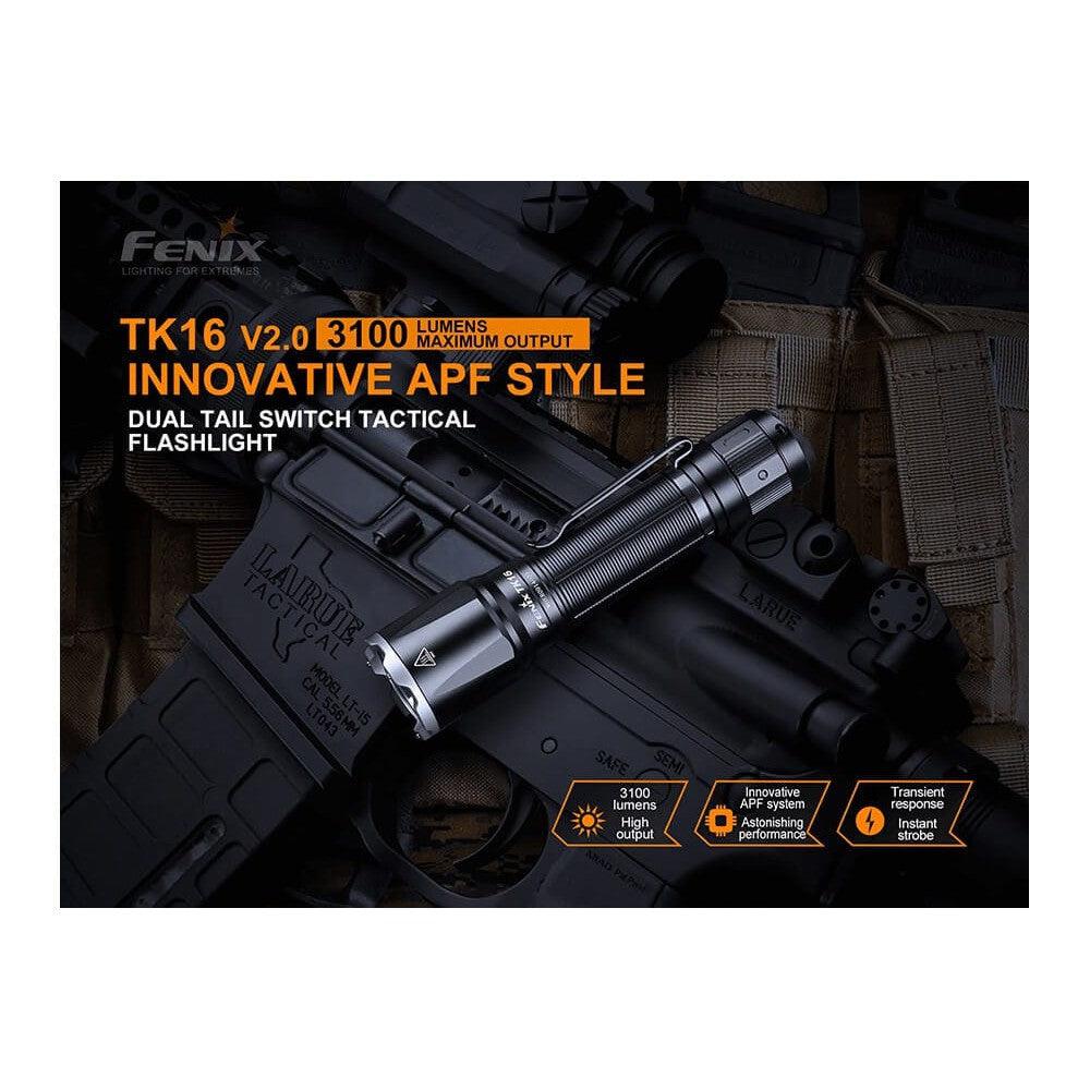 Fenix TK16 V2.0 Tactical Flashlight - 3100 Lumens--Safety Glasses USA-3
