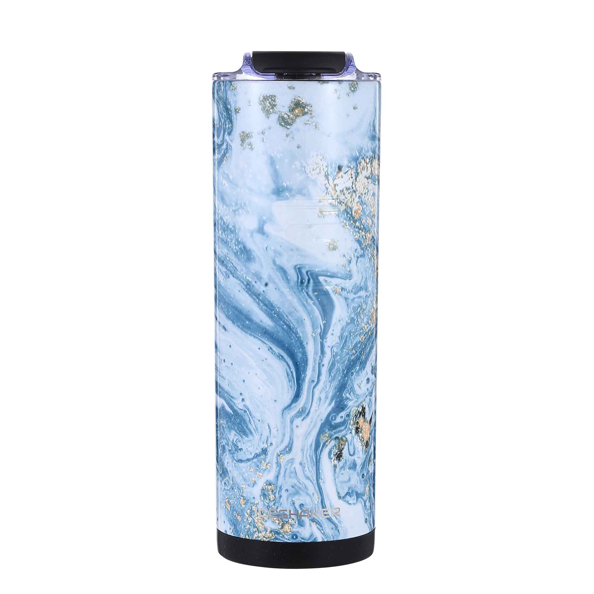 Ice Shaker 20oz Skinny Tumbler-Blue Marble-sku-32644846846030-Safety Glasses USA-2