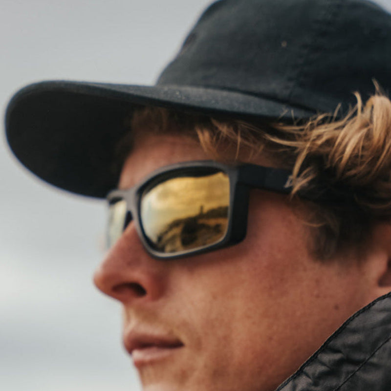 Detour Breach XL Z87+ Safety Glasses with Matte Black Frame and Polarized 24k Gold Lens-BREACH_XL-534-Safety Glasses USA-2