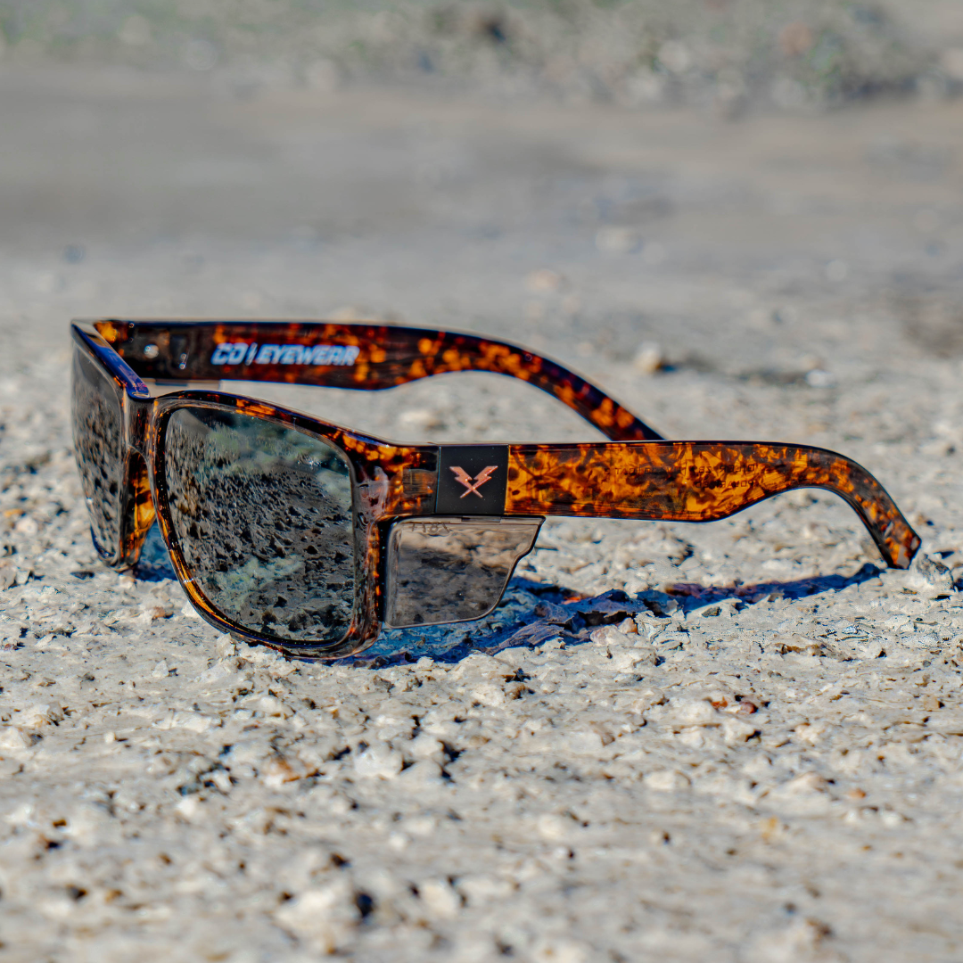 CO Eyewear Oiler Z87+ Safety Glasses with Tortoise Frame-Safety Glasses USA-4