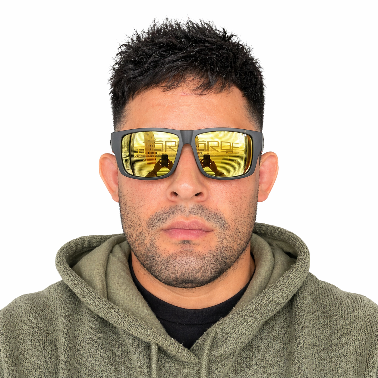 TOROE VALLEY ANSI Z87+ Gold Polarized Safety Glasses