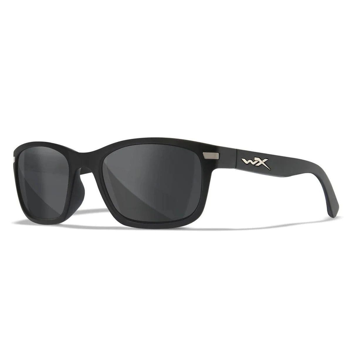 Wiley X Helix Safety Sunglasses-WX-AC6HLX01-Matte Black Frame - Smoke Grey Lens-Safety Glasses USA-2