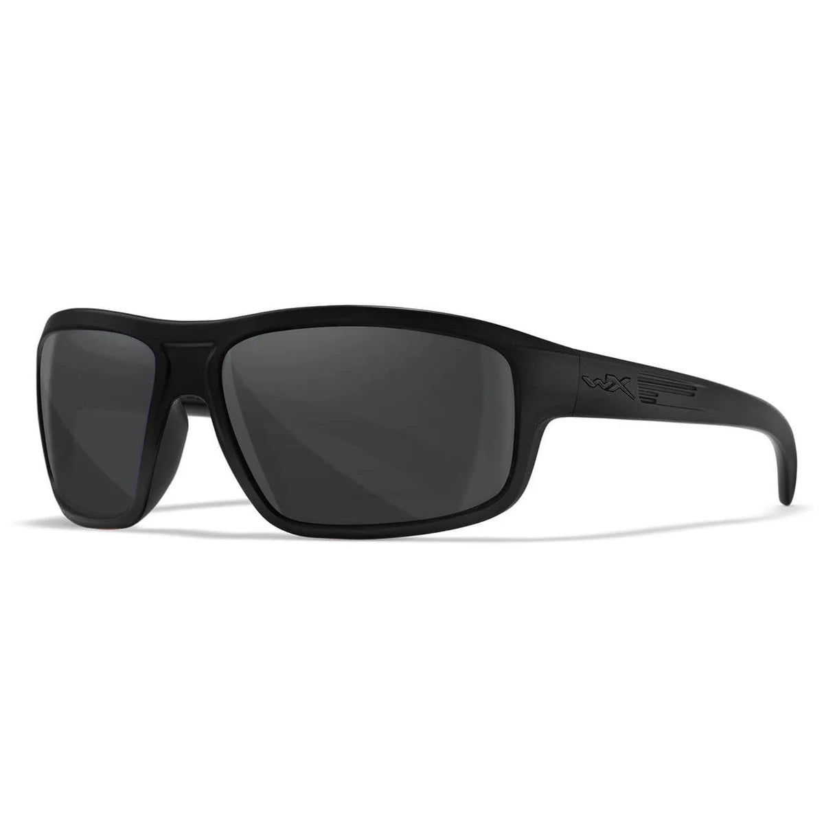 Wiley X Contend Safety Sunglasses-WX-ACCNT01-Matte Black Frame - Smoke Grey Lens-Safety Glasses USA-2