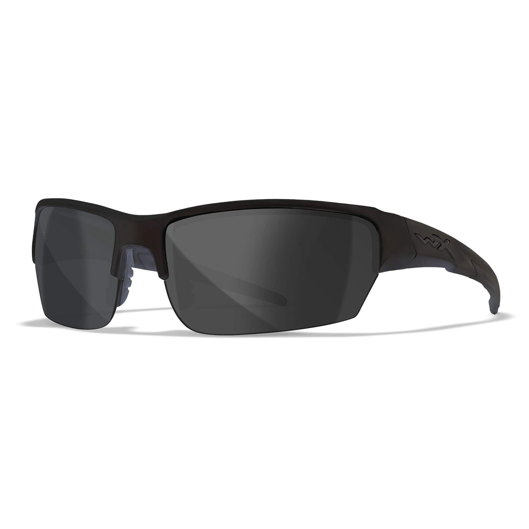Wiley X Saint Safety Sunglasses-WX-CHSAI08-Matte Black Frame - Smoke Grey Lens-Safety Glasses USA-1