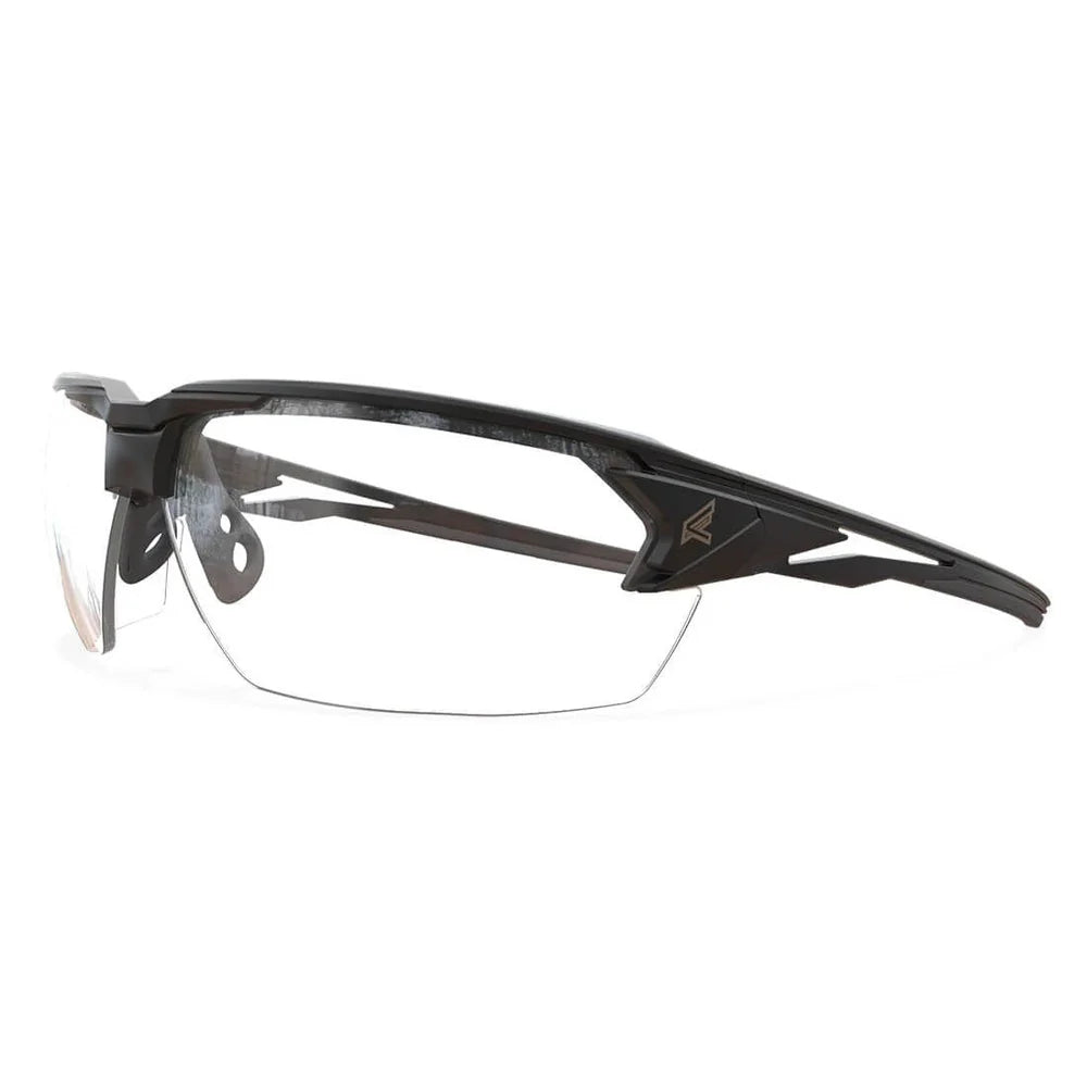 Edge Pumori Safety Glasses-XP411VS-Black Frame - Clear Vapor Shield Lens-Safety Glasses USA-3
