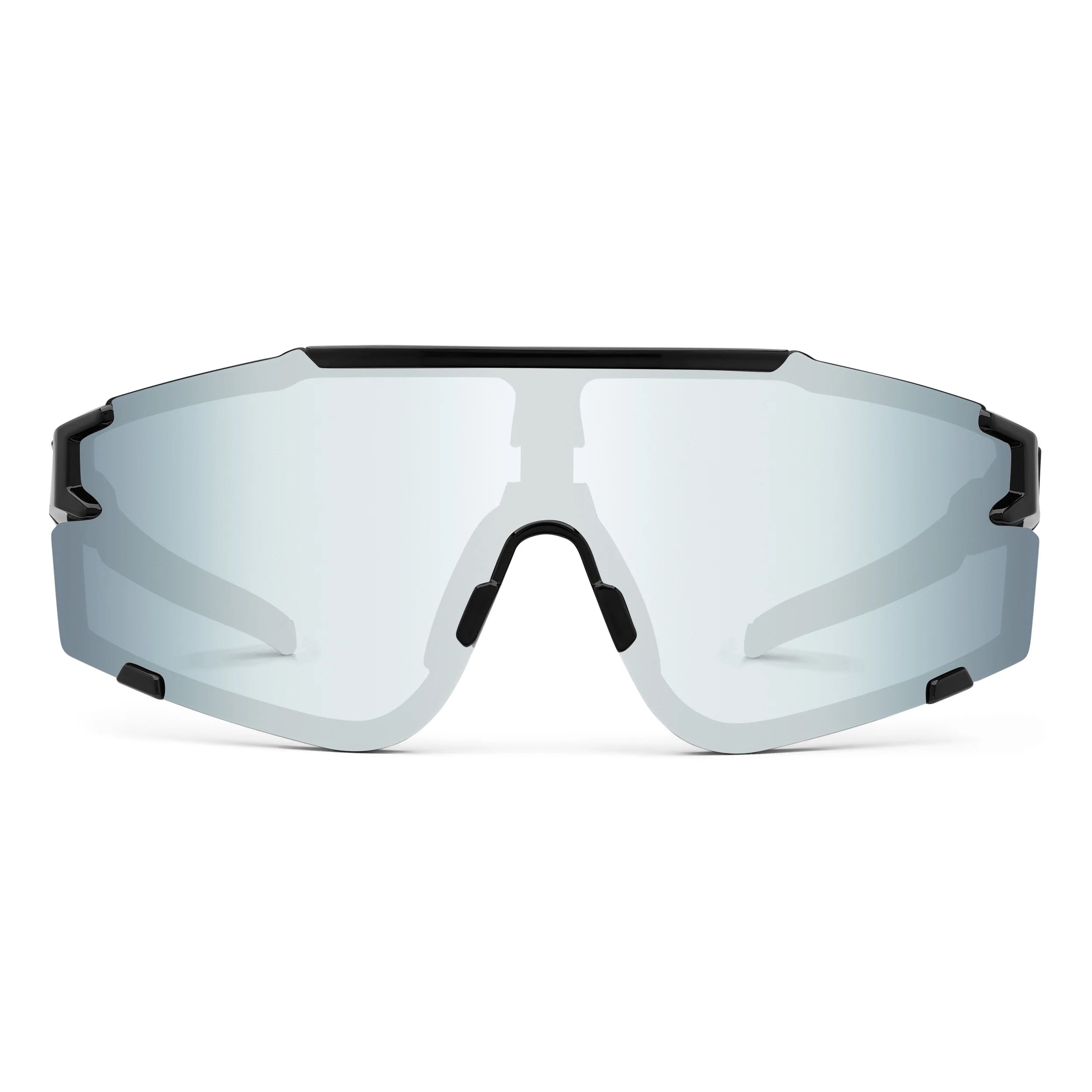 Wye Delta Z87+ HiViz Black Mirror Polarized Safety Glasses