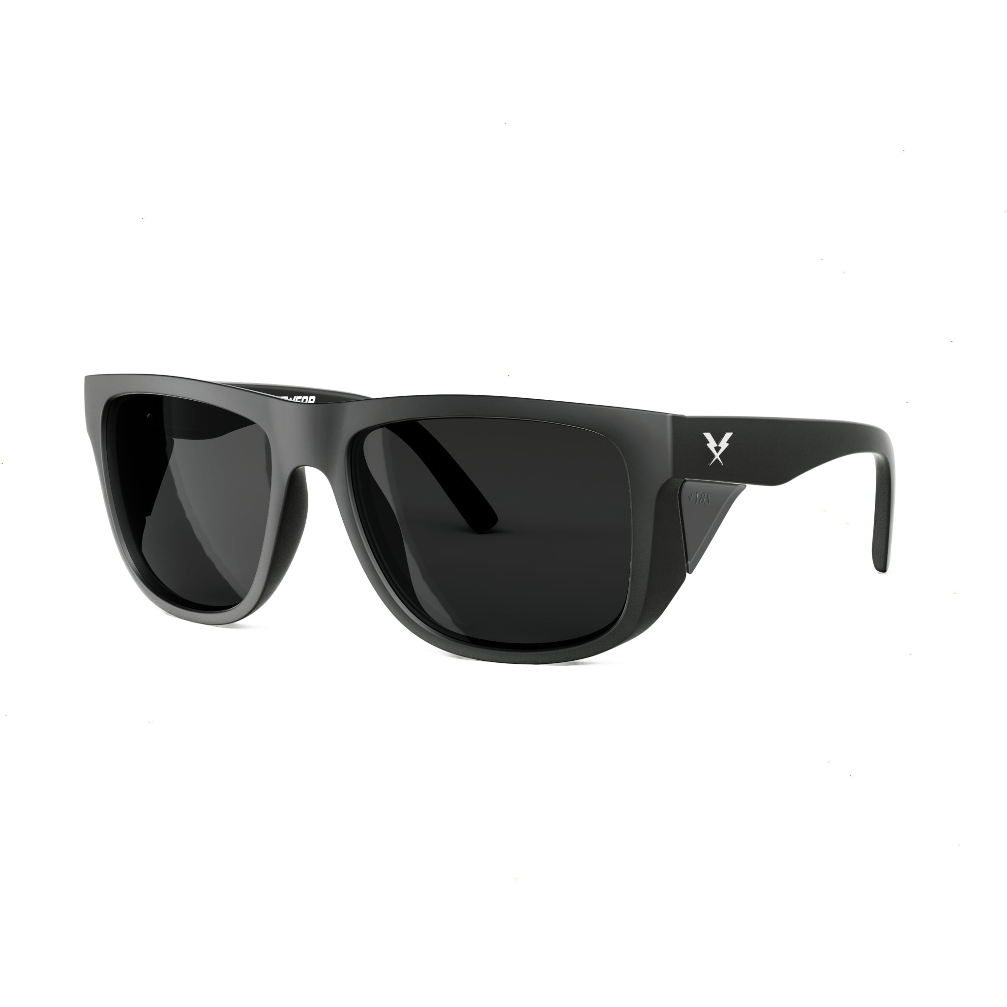 CO Eyewear A Phase Z87+ Safety Glasses with Matte Black Frame-m-Smoke Lens-Safety Glasses USA-1