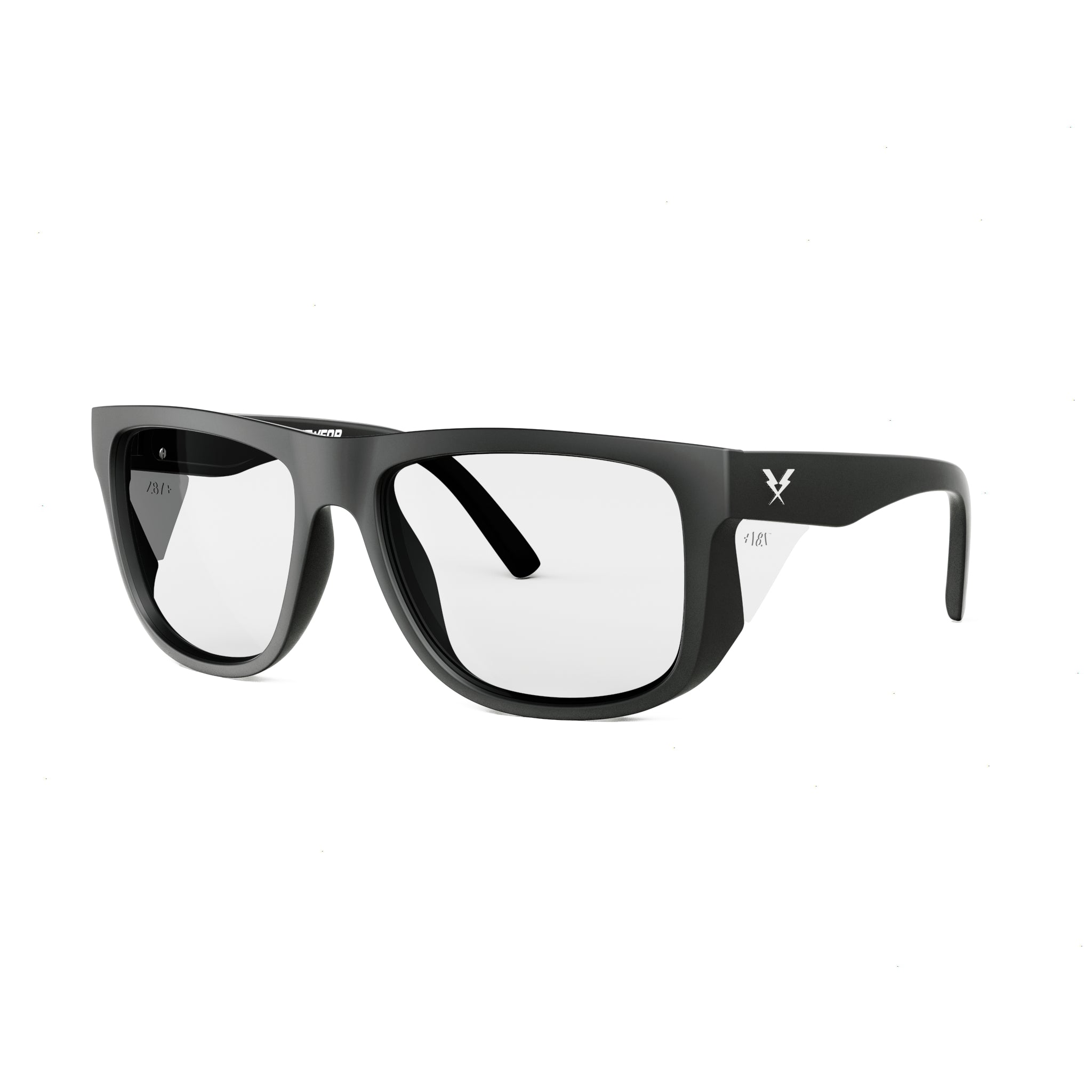 CO Eyewear A Phase Z87+ Safety Glasses with Matte Black Frame-ccc-Clear Lens-Safety Glasses USA-5