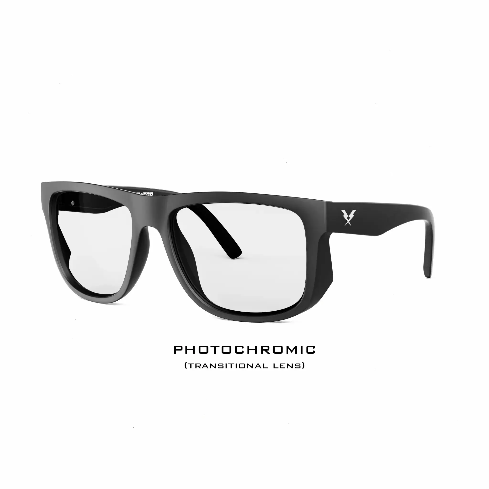 CO Eyewear A Phase Z87 Photochromic Safety Glasses with Black Frame-Photochromic-Safety Glasses USA