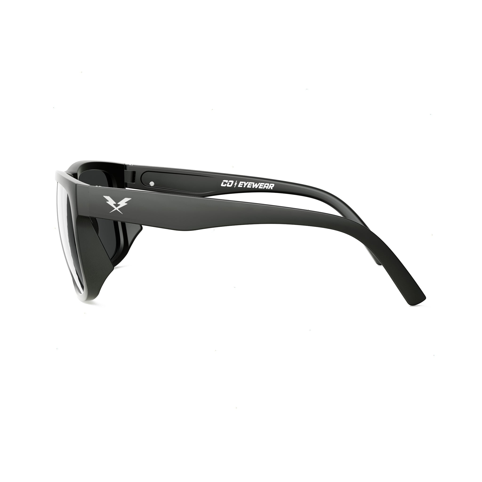 CO Eyewear A Phase Z87 Photochromic Safety Glasses with Black Frame-Safety Glasses USA