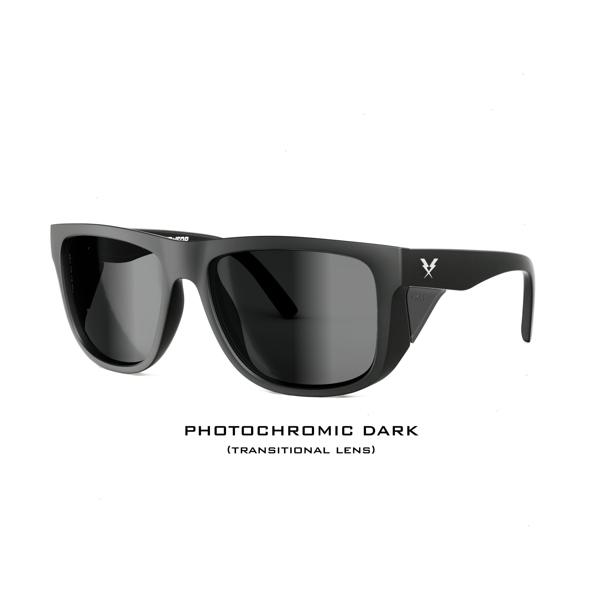 CO Eyewear A Phase Z87+ Safety Glasses with Matte Black Frame and Photochromic Lens-Safety Glasses USA-3