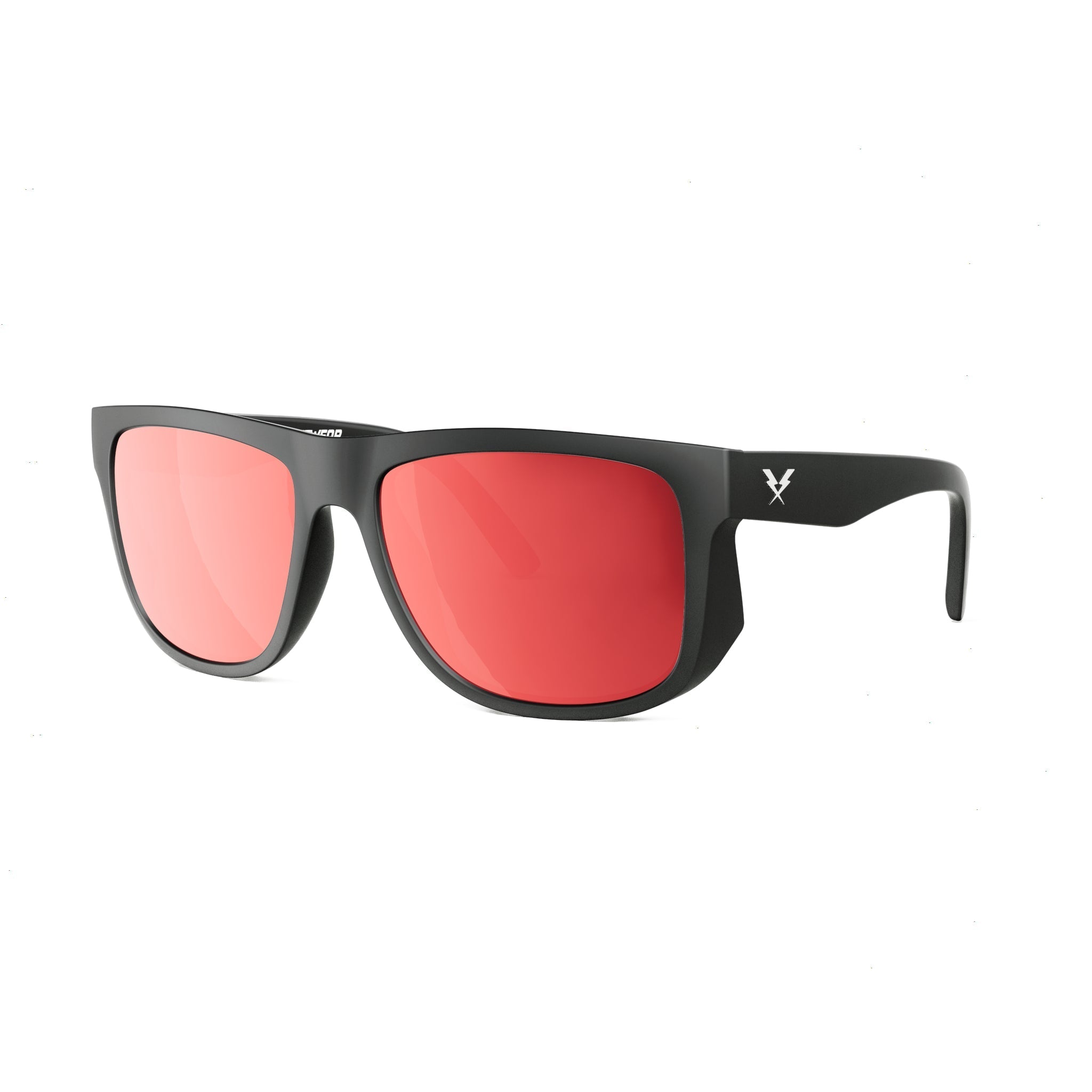 CO Eyewear A Phase Z87 Safety Glasses with Polarized Mirror Lenses-red1-Red-Safety Glasses USA-4