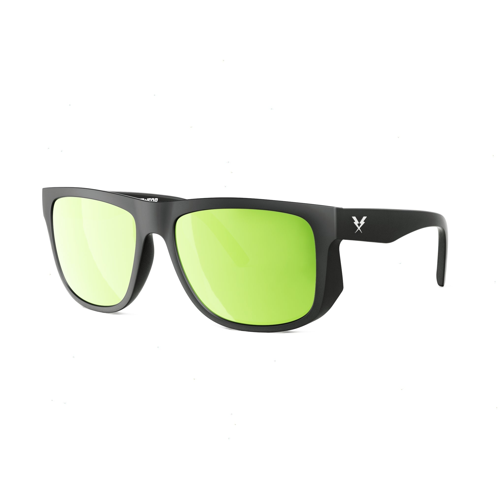 CO Eyewear A Phase Z87 Safety Glasses with Polarized Mirror Lenses-green1-Green-Safety Glasses USA-3