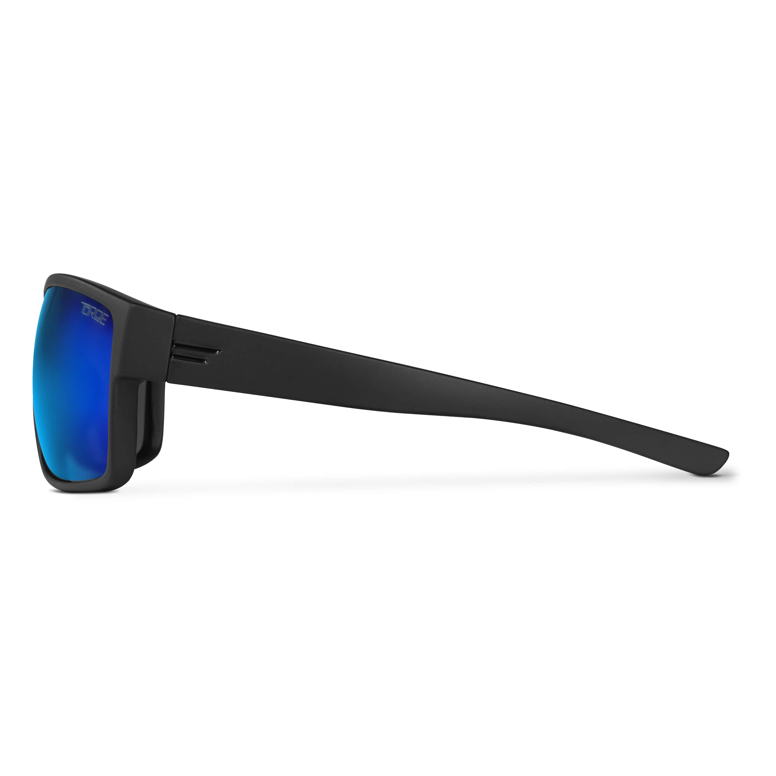 TOROE MOJAVE Blue Mirrored Polarized Sunglasses