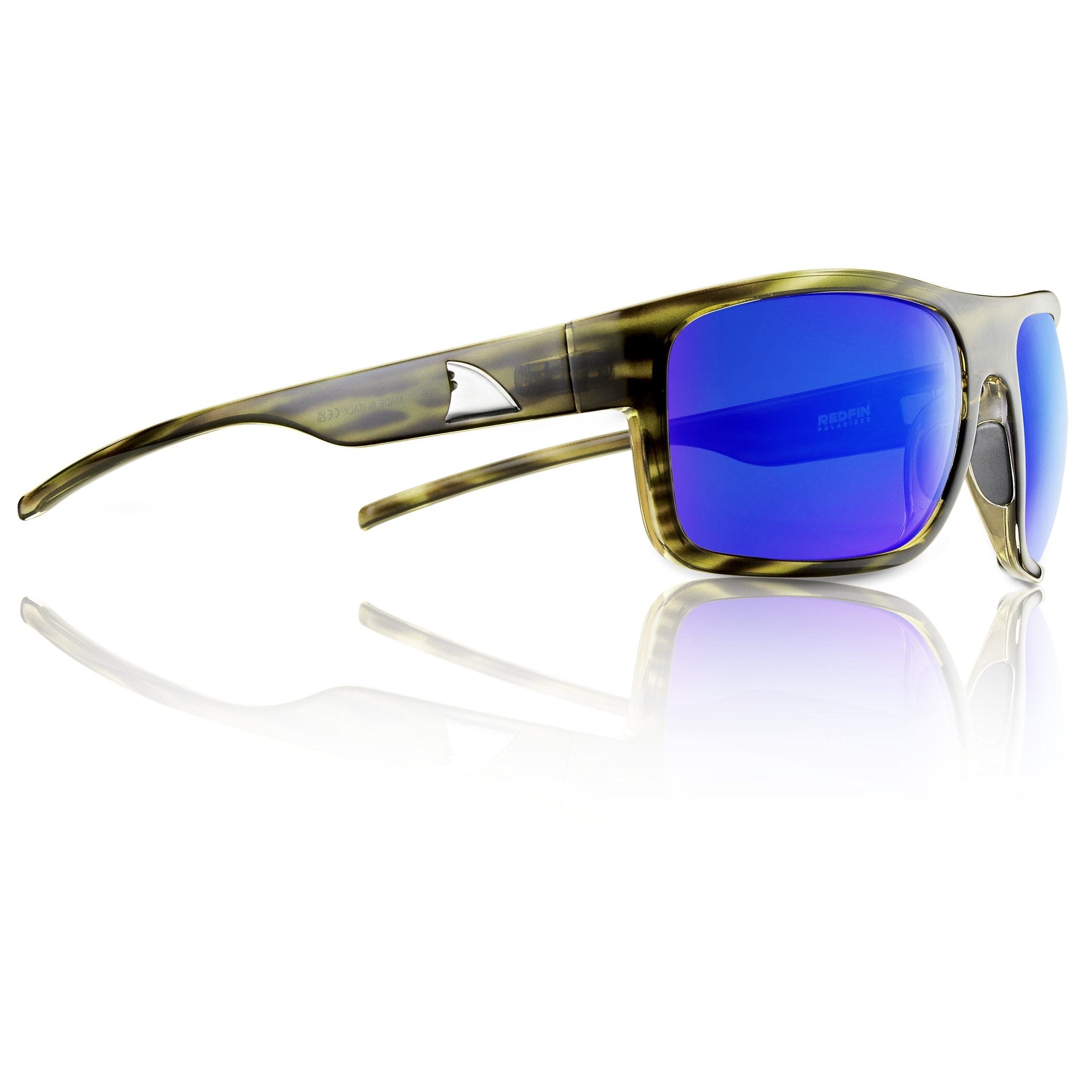 RedFin Big Ship Polarized Fishing Sunglasses-Driftwood-Atlantic Blue-sku-43202031550641-Safety Glasses USA-1