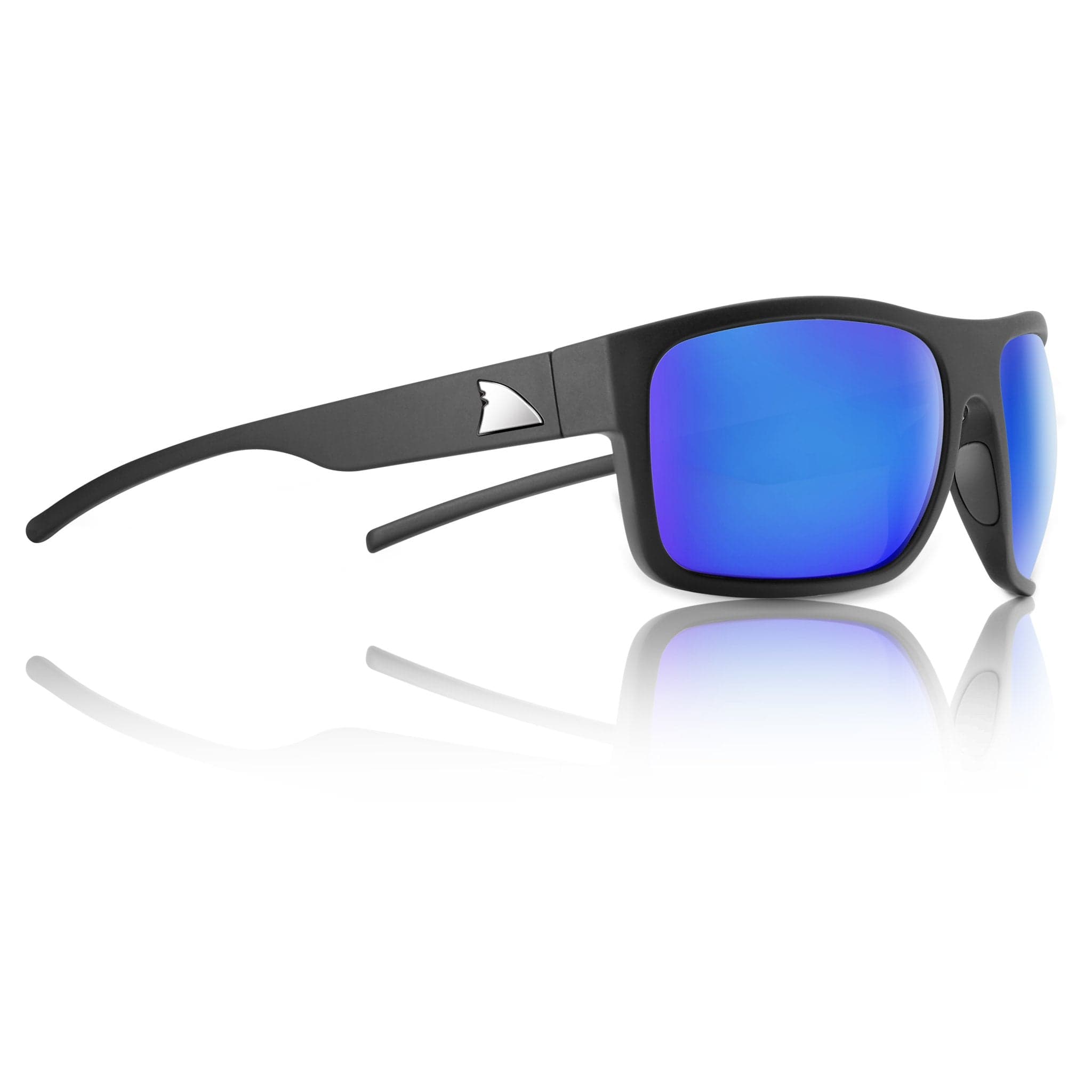 RedFin Big Ship Polarized Fishing Sunglasses-Matte Black-Coastal Blue-sku-43202031583409-Safety Glasses USA-3
