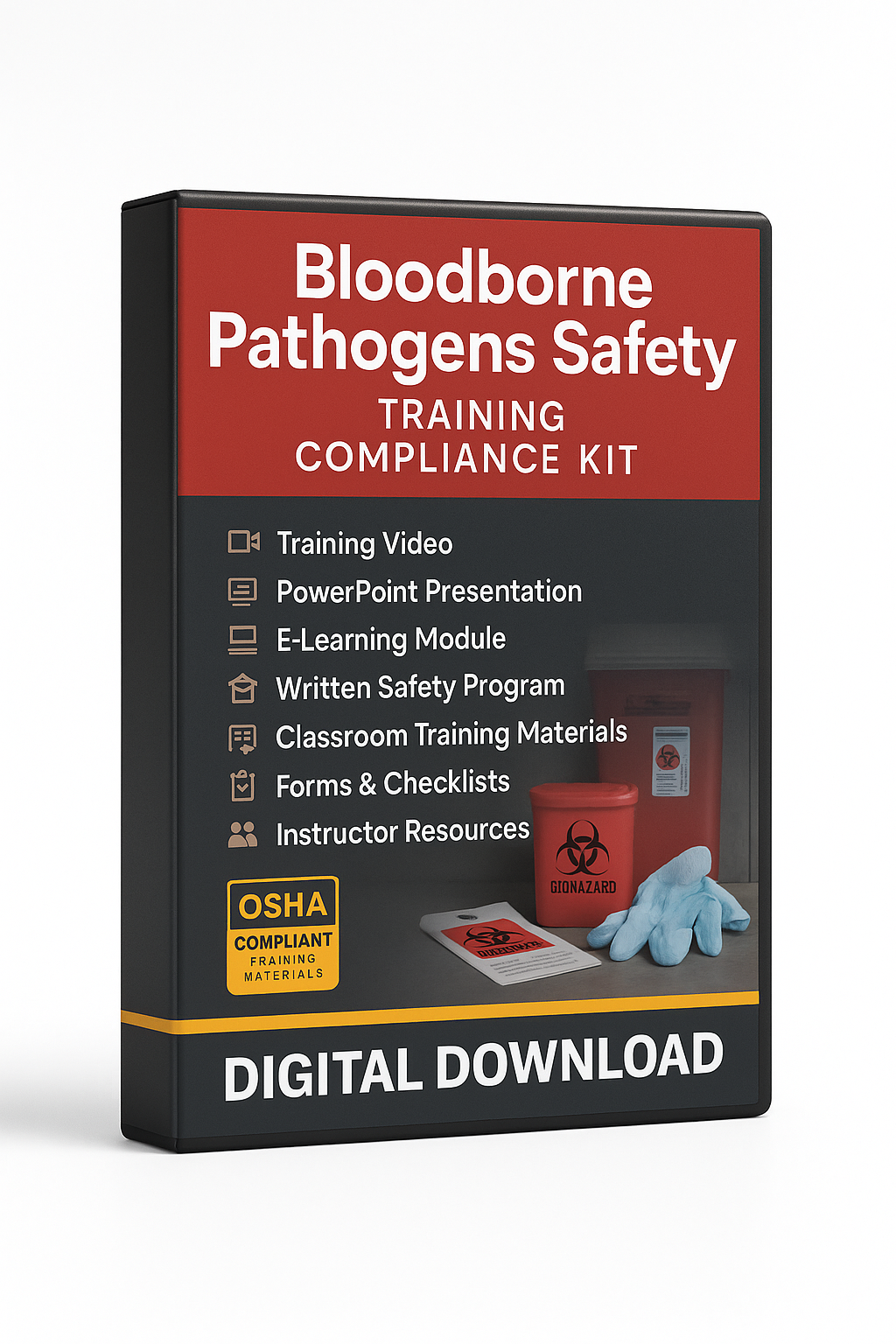 XO Safety Bloodborne Pathogens Safety Training Compliance Kit